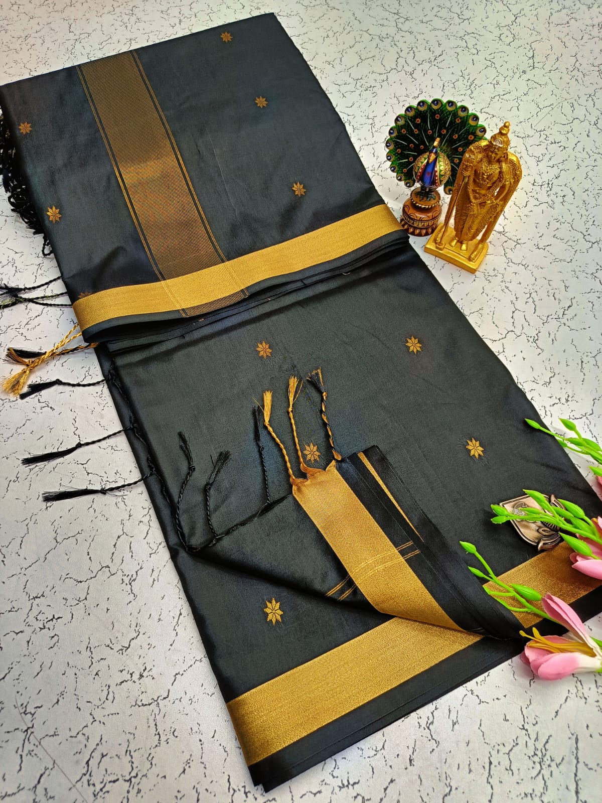 Maheswari Style Soft Silk Saree