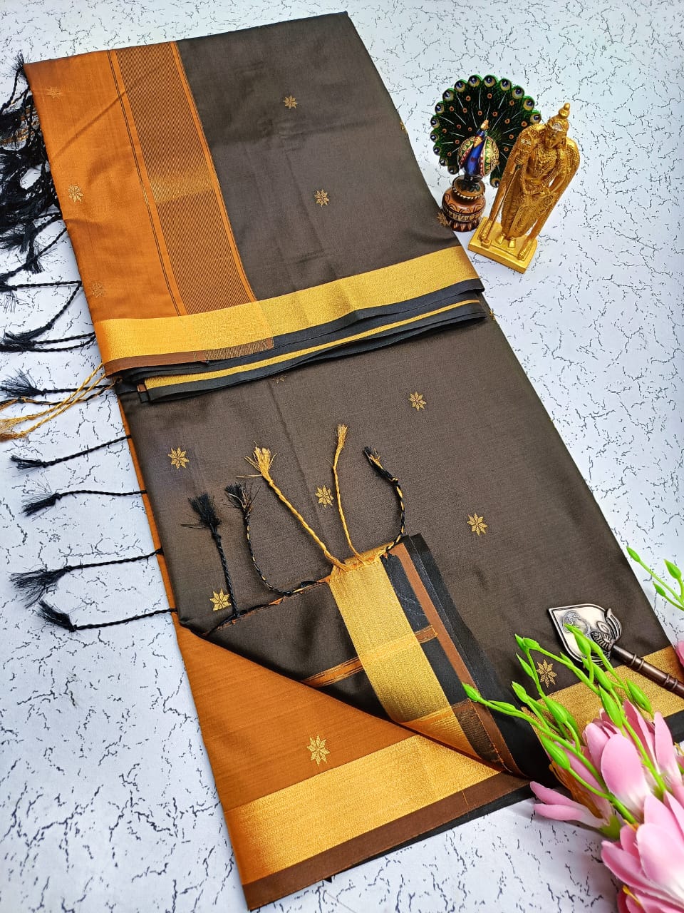 Maheswari Style Soft Silk Saree
