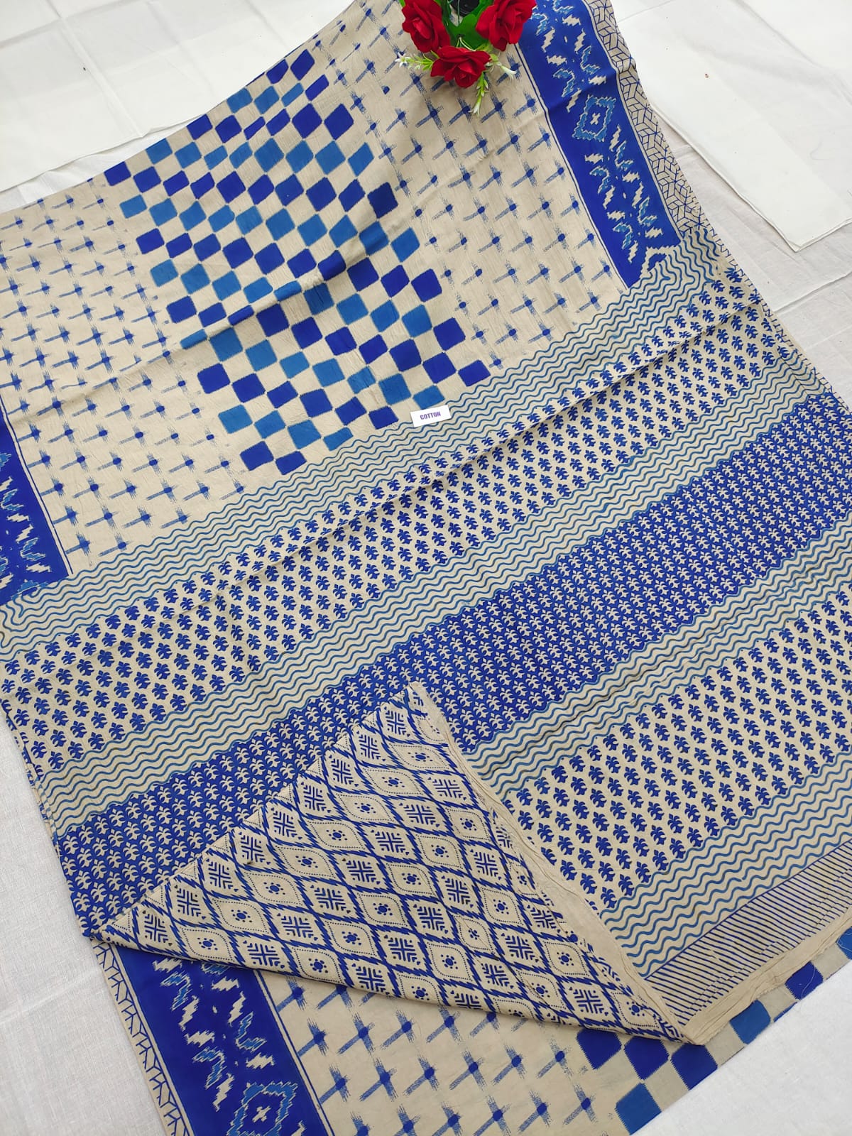 Kalamkari design printed saree