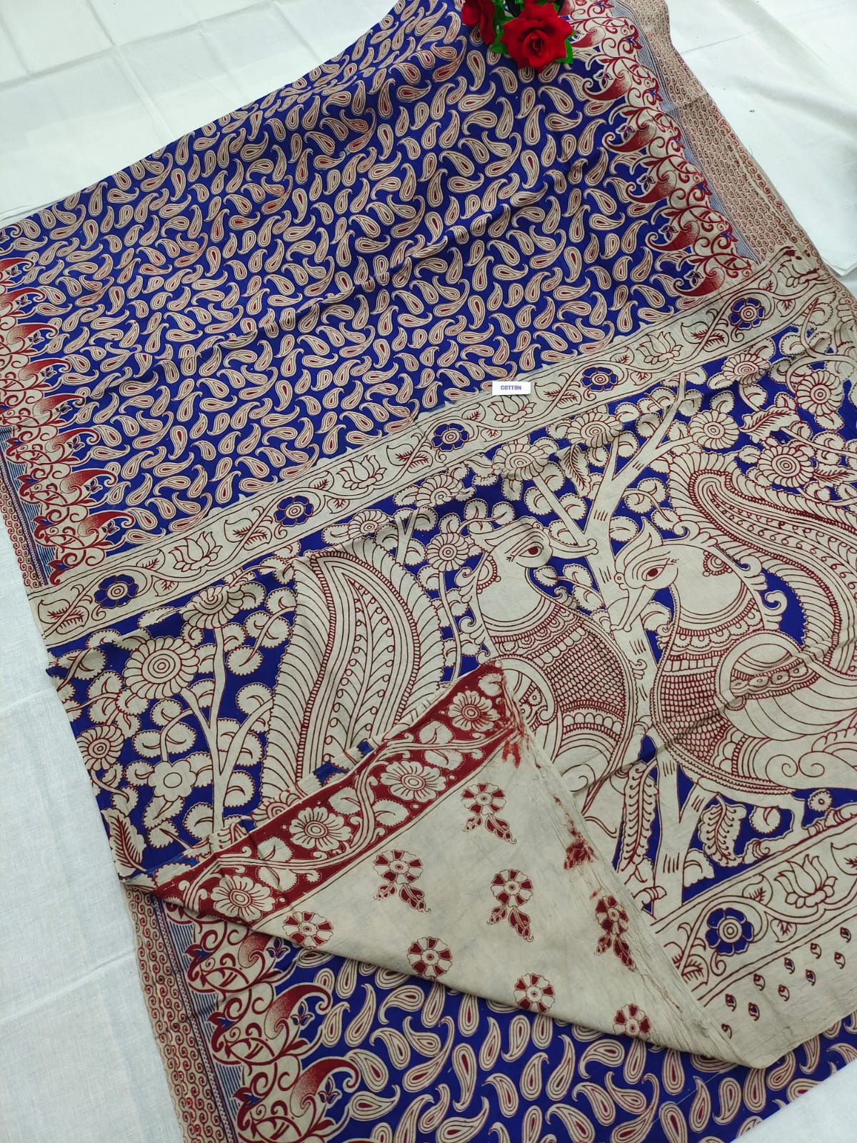 Kalamkari design printed saree