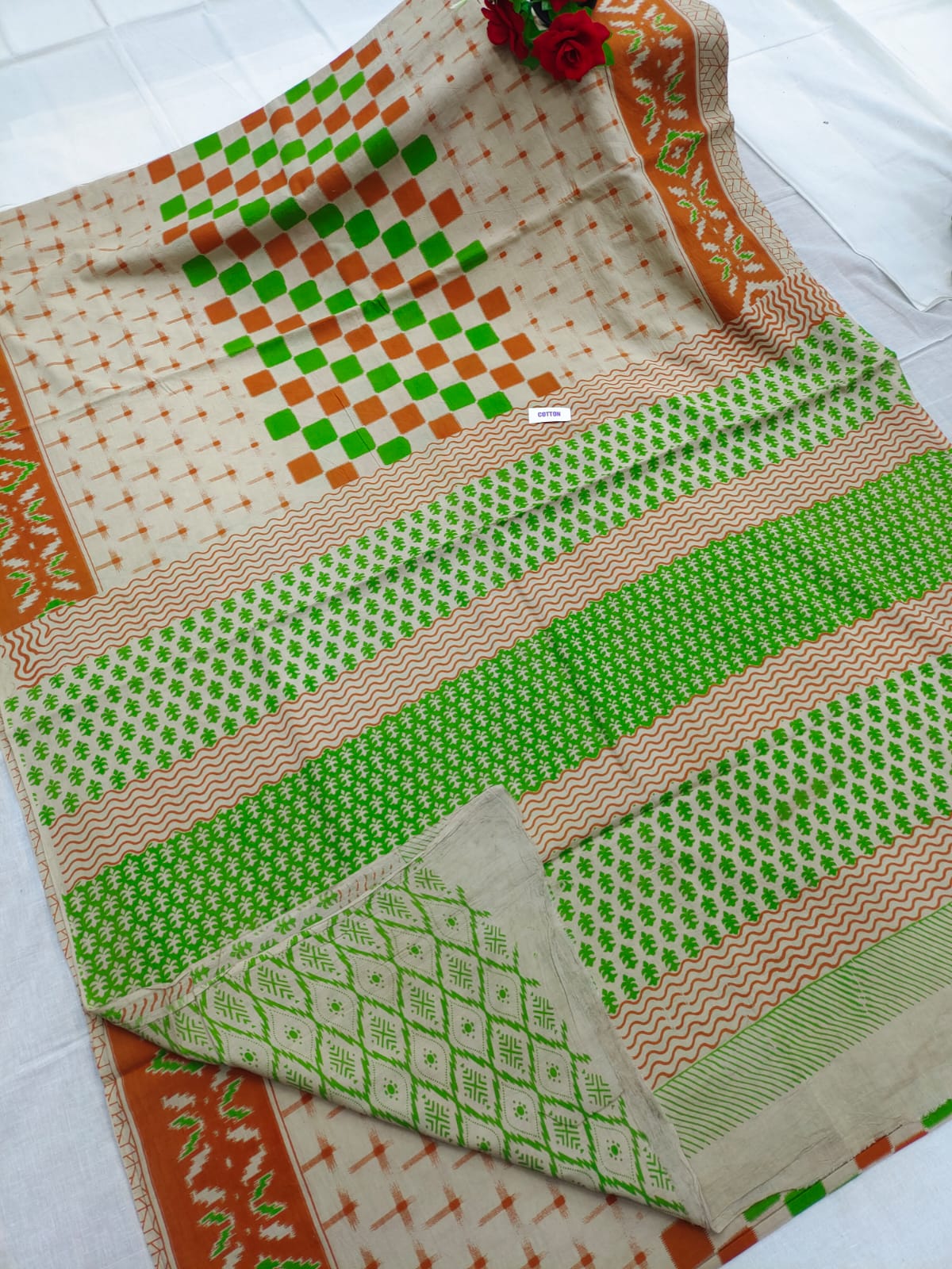 Kalamkari design printed saree