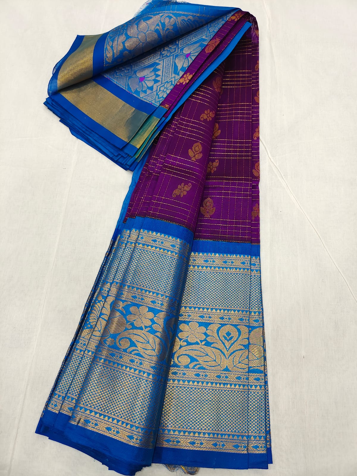 Kuppadam pattu kanchi border saree