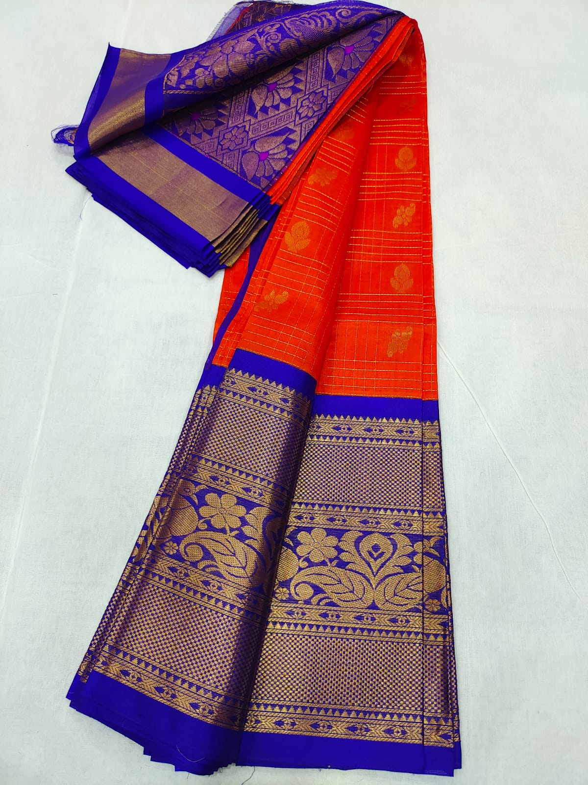 Kuppadam pattu kanchi border saree
