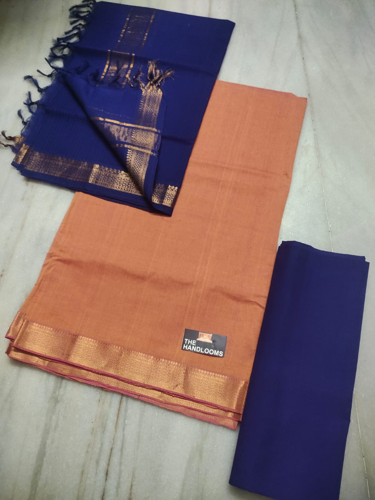 Mangalagiri pure handloom cotton by cotton dress material