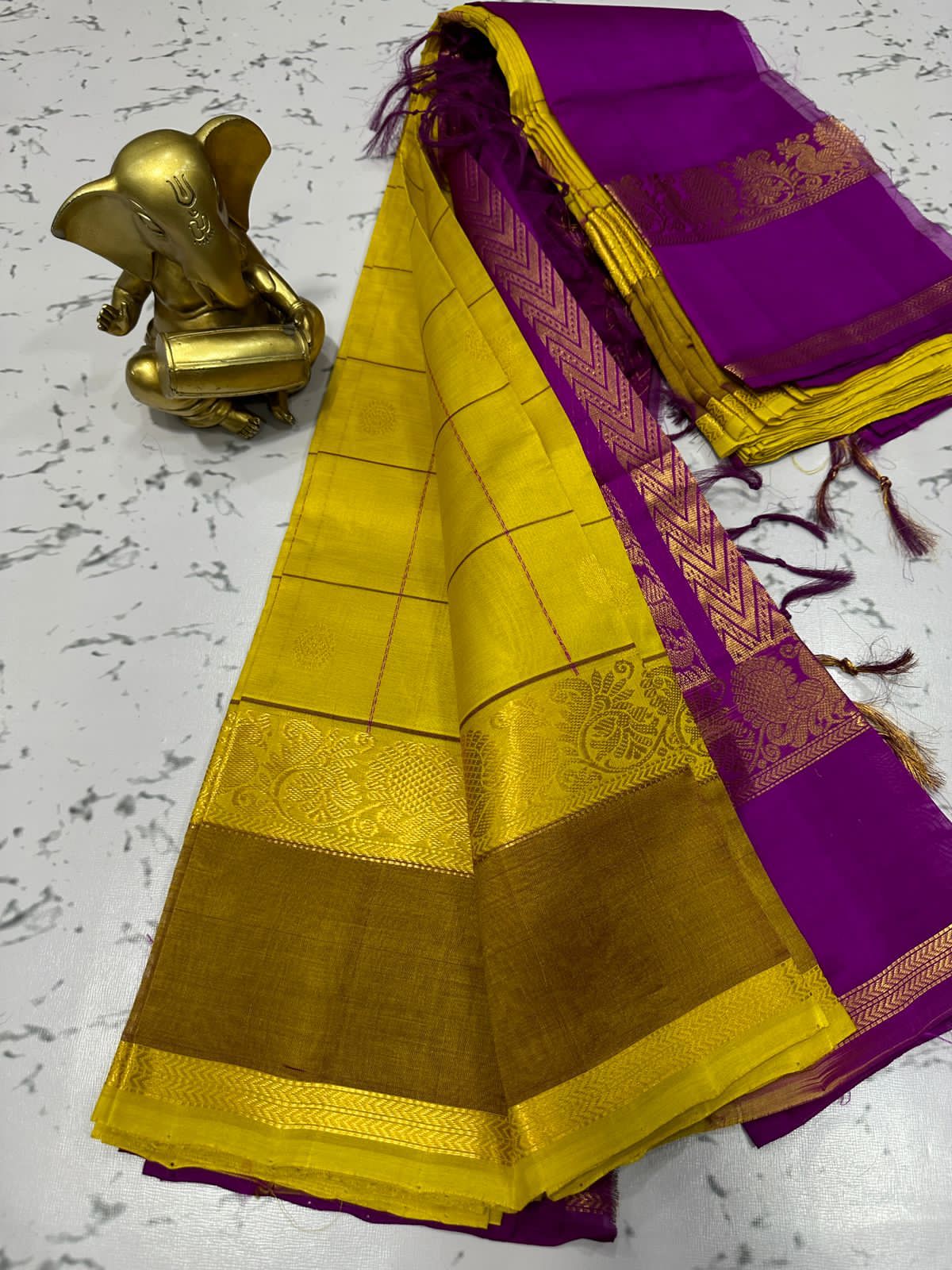 Mangalagiri pure kuppatam pattu(silkcotton) saree