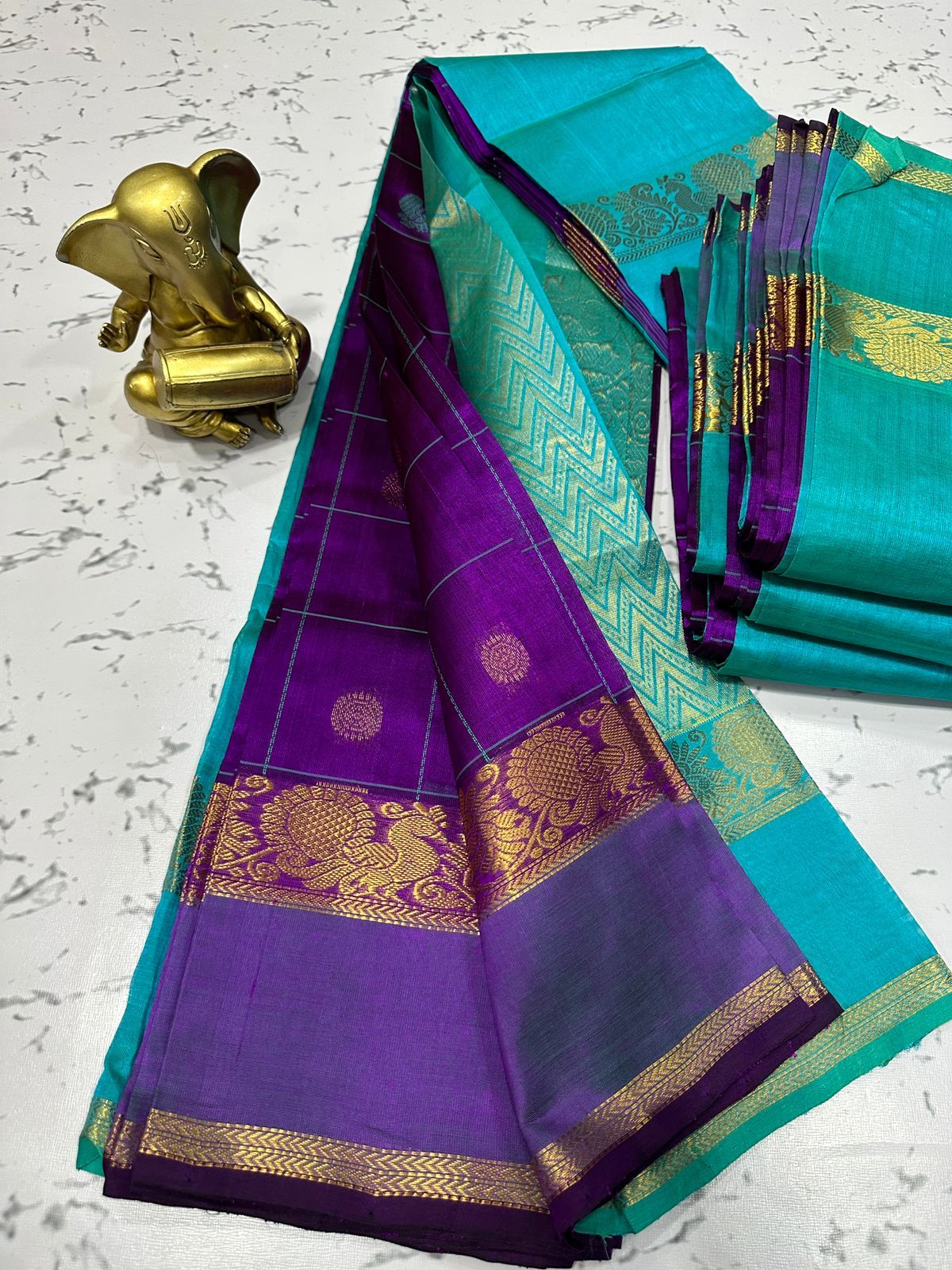 Mangalagiri pure kuppatam pattu(silkcotton) saree