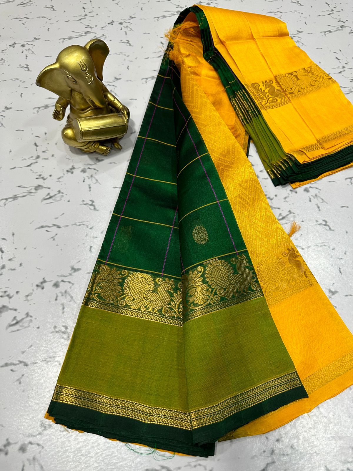 Mangalagiri pure kuppatam pattu(silkcotton) saree