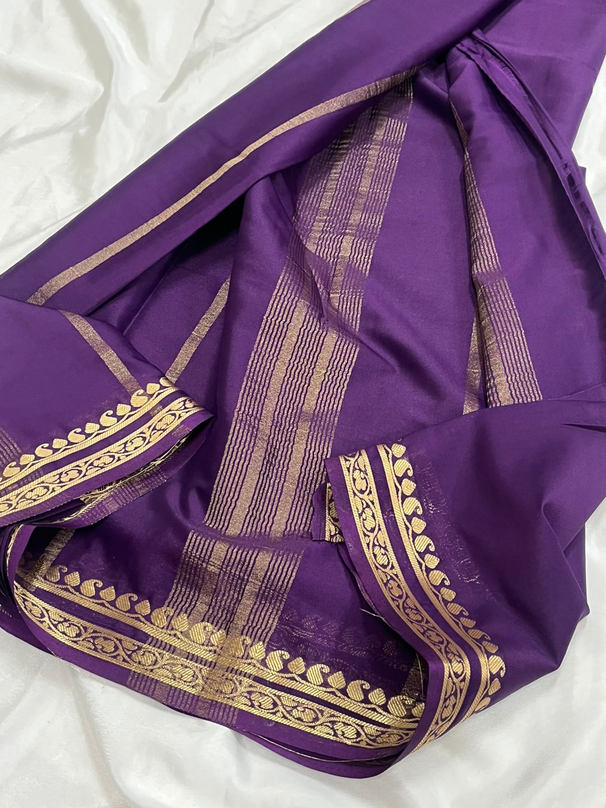 Mysore Semi Crepe Silk Saree