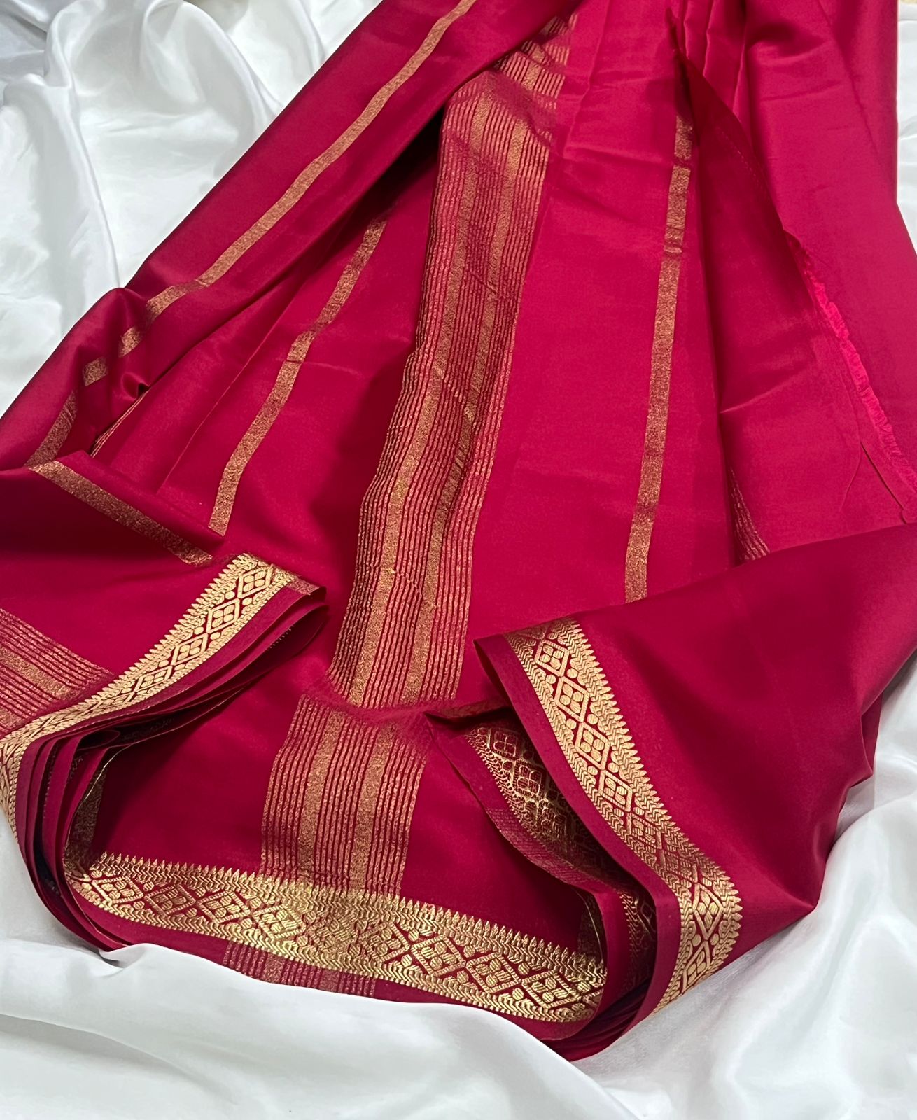 Mysore Semi Crepe Silk Saree