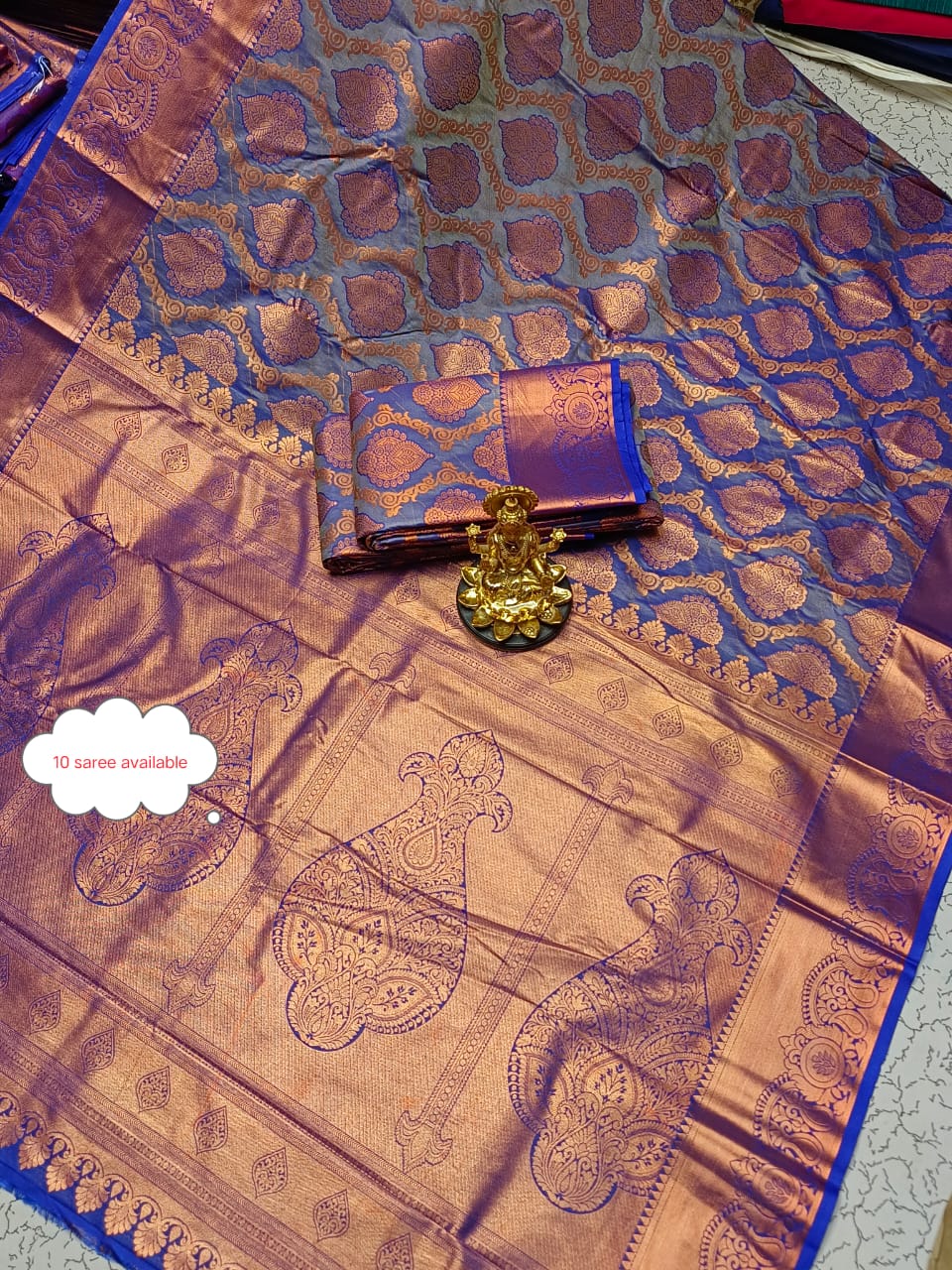 Nikki Galrani Inspired Semi Silk Saree