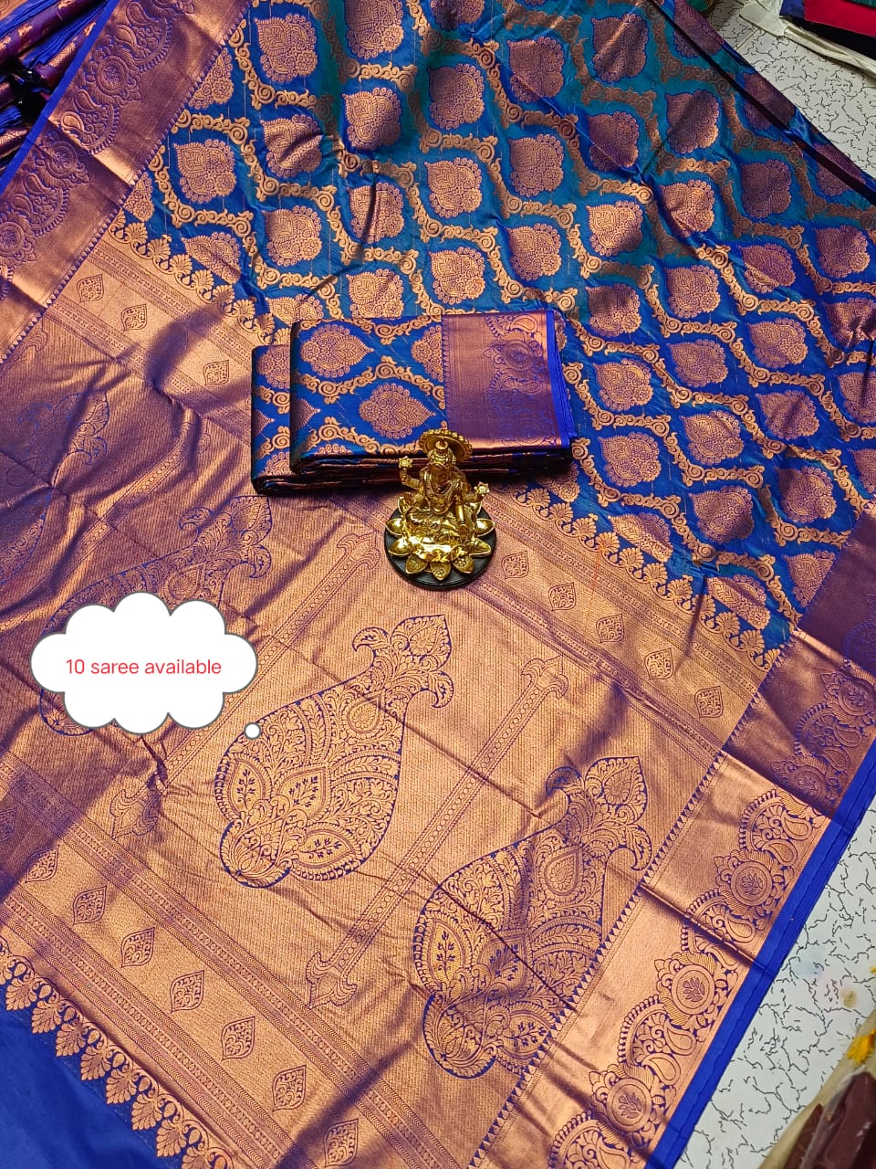 Nikki Galrani Inspired Semi Silk Saree