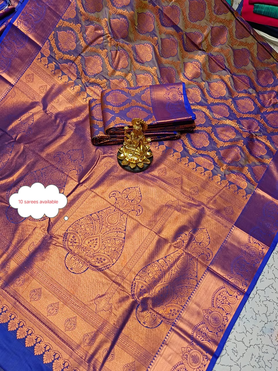 Nikki Galrani Inspired Semi Silk Saree