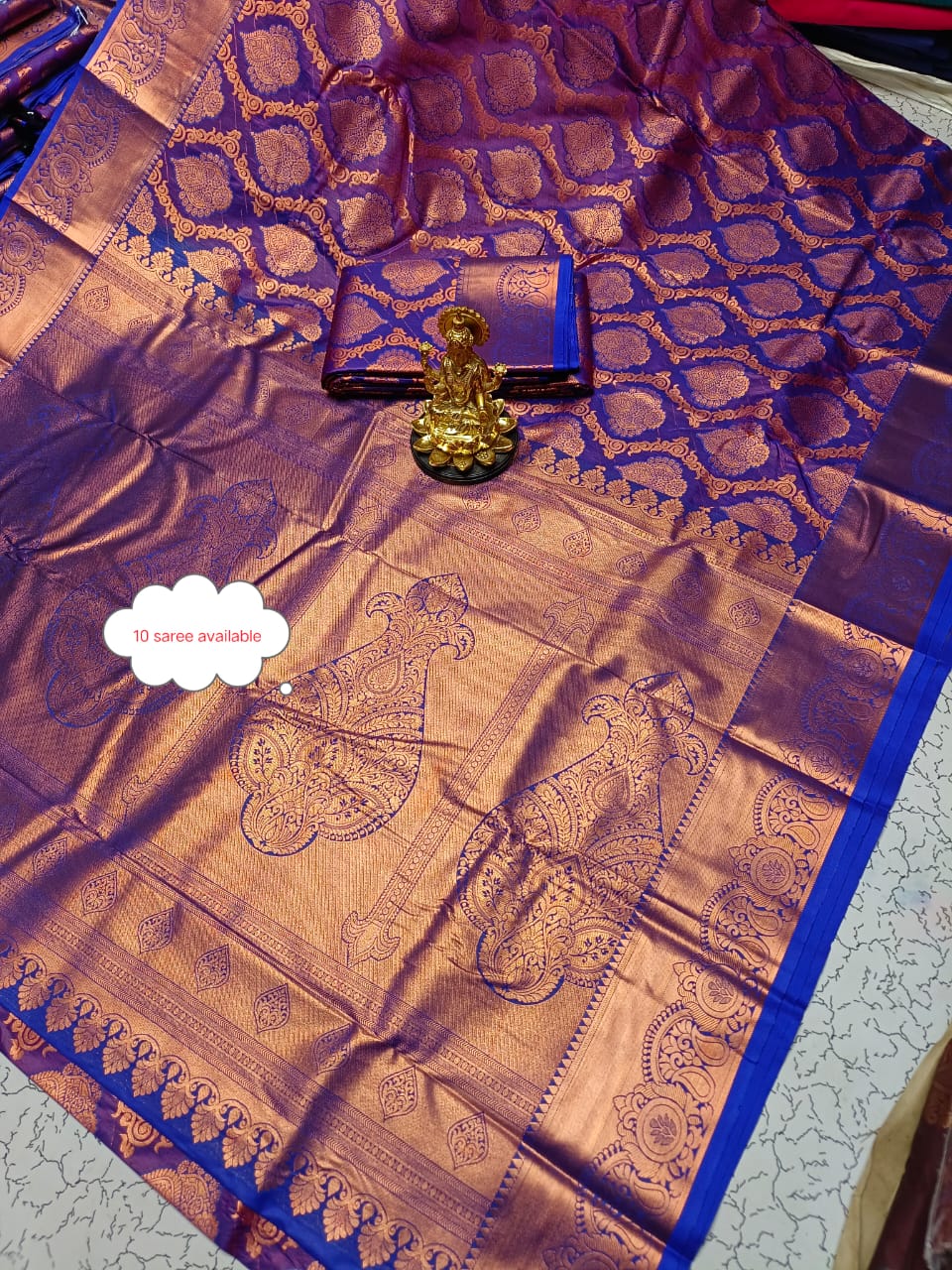 Nikki Galrani Inspired Semi Silk Saree