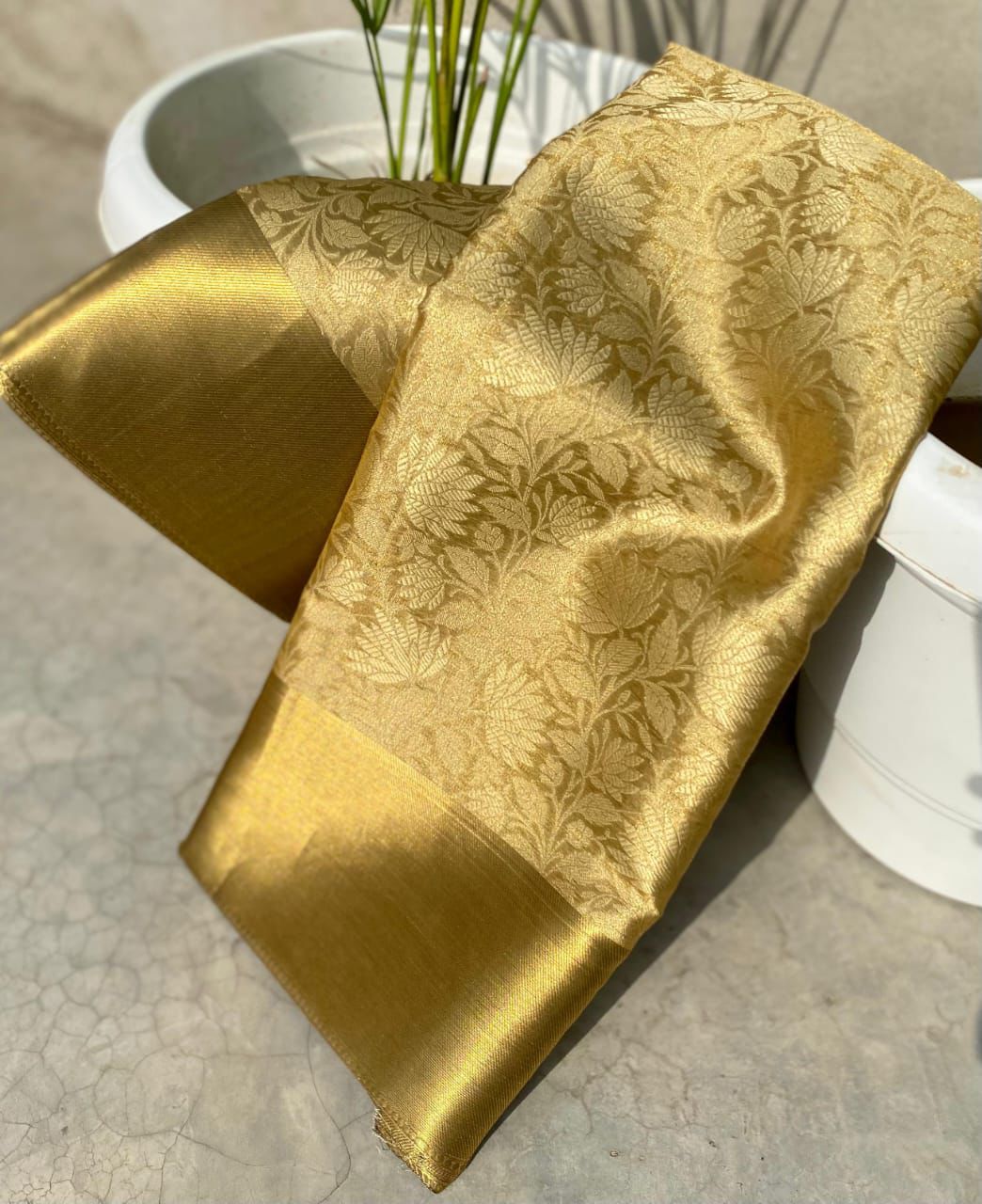 Nita Ambani Semi Tissue Saree