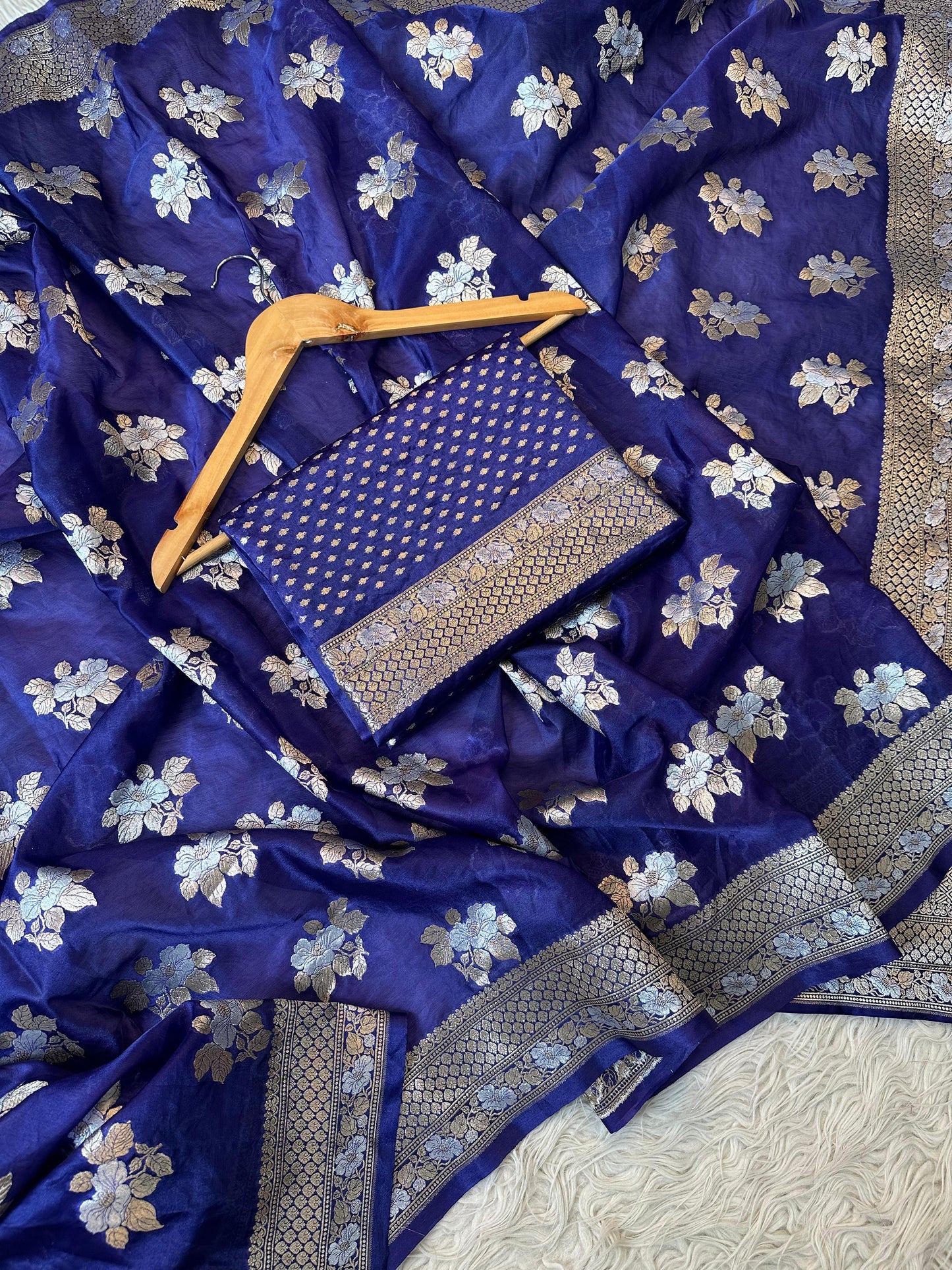 Organza banarasi saree