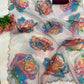Organza Multicolour Printed Saree