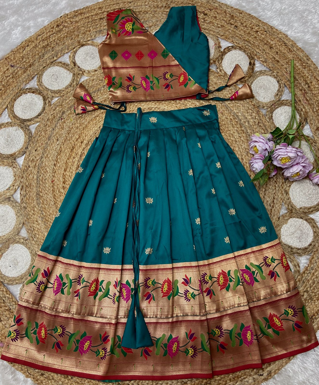 Paithani Skirt and Top www.vannamayil.com Paithani Skirt and Top www.vannamayil.com