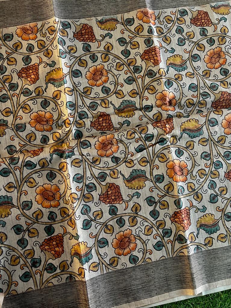 Pashmina silk saree