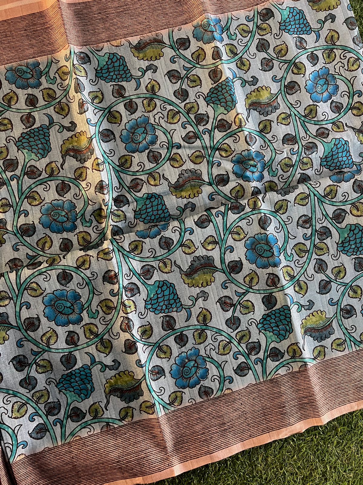 Pashmina silk saree