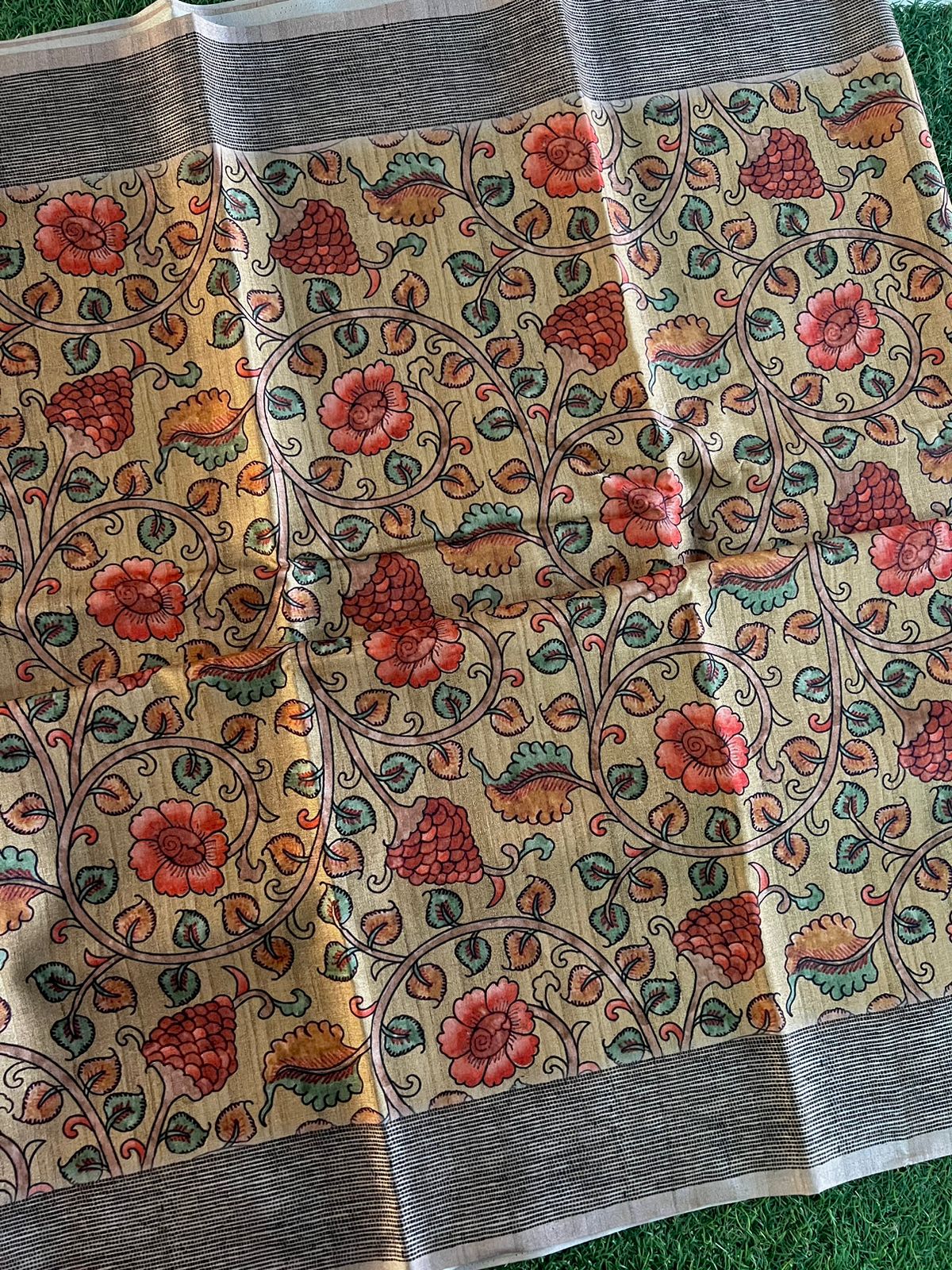 Pashmina silk saree