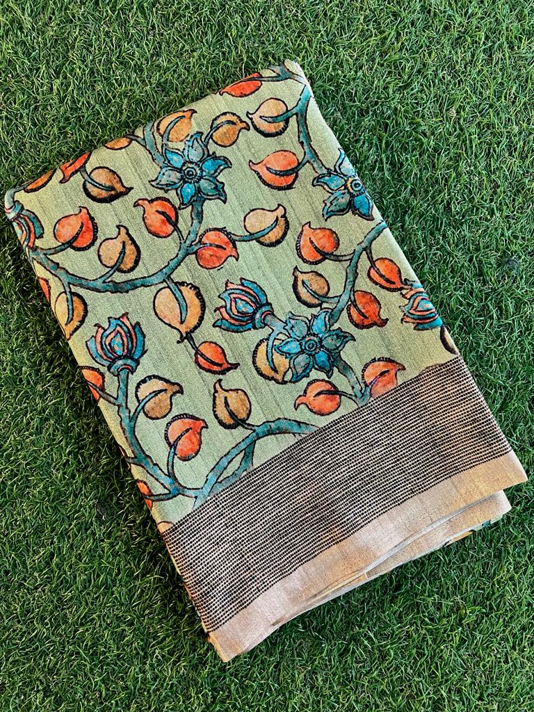 Pashmina silk saree