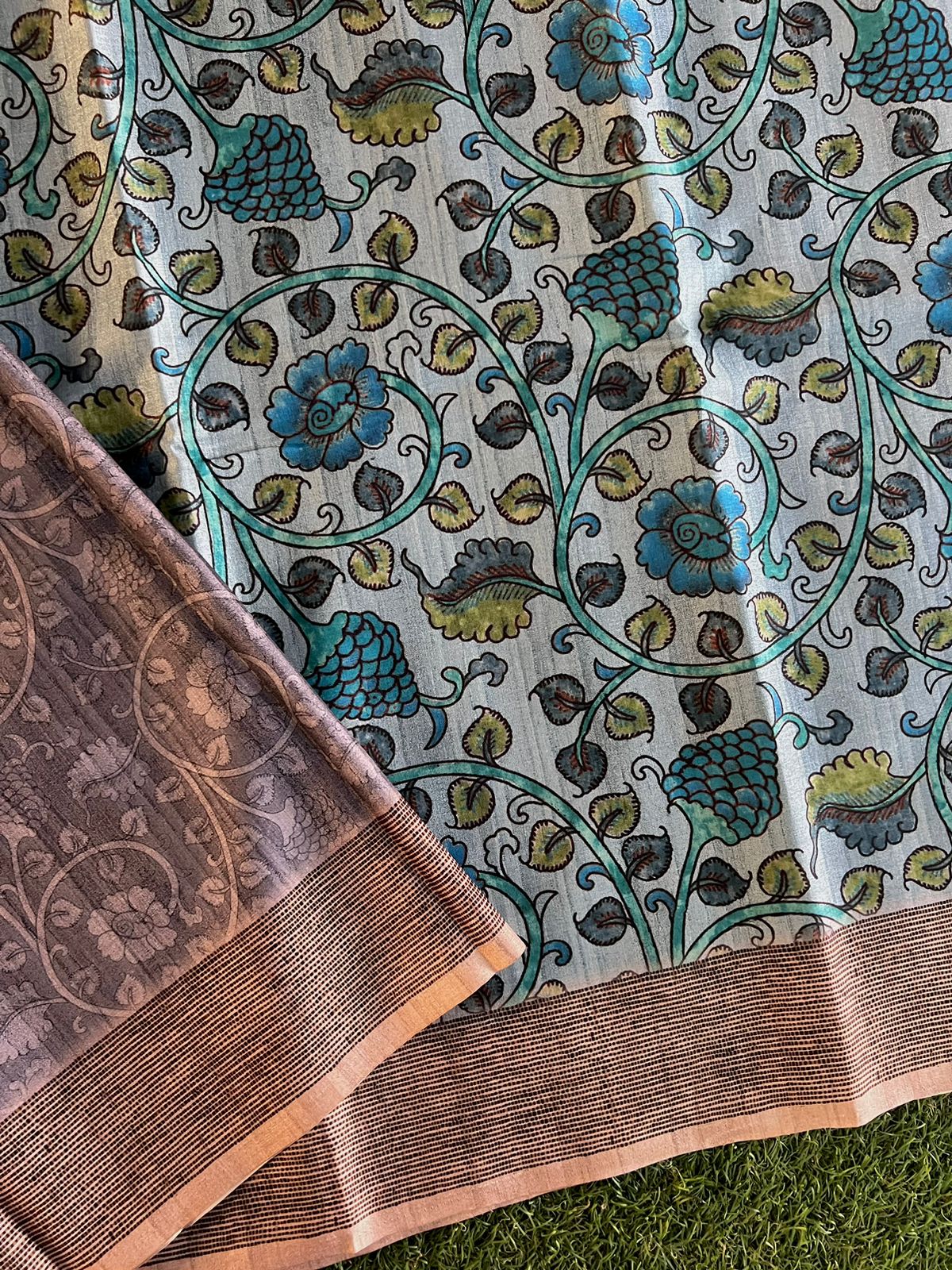 Pashmina silk saree