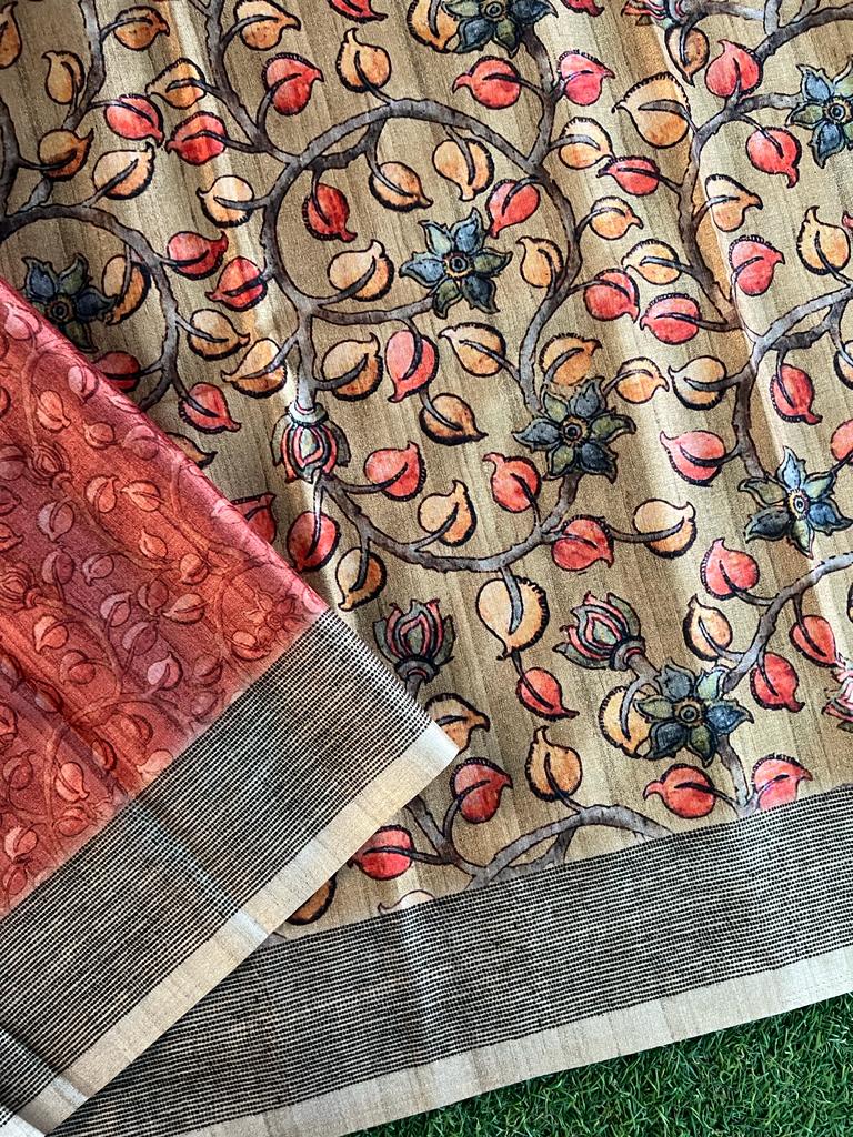 Pashmina silk saree
