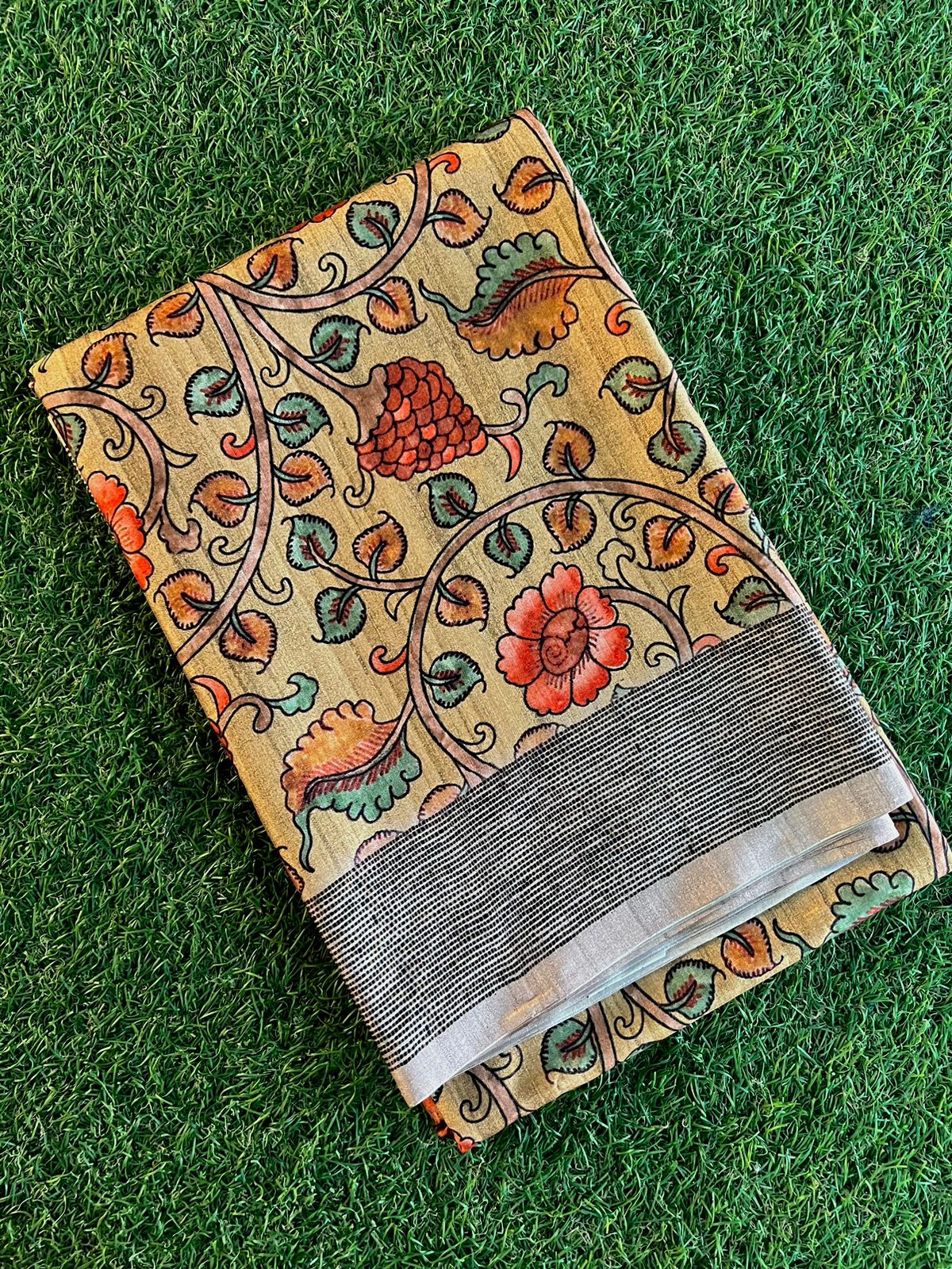 Pashmina silk saree
