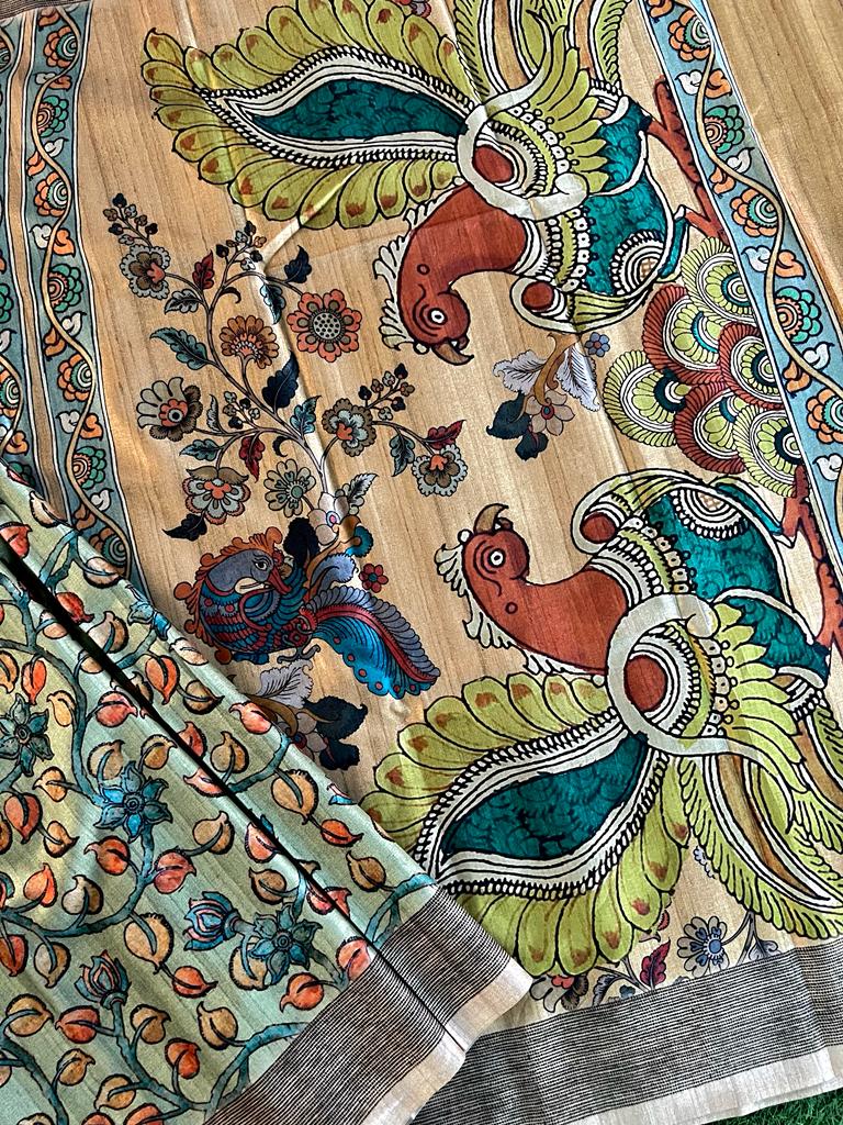 Pashmina silk saree