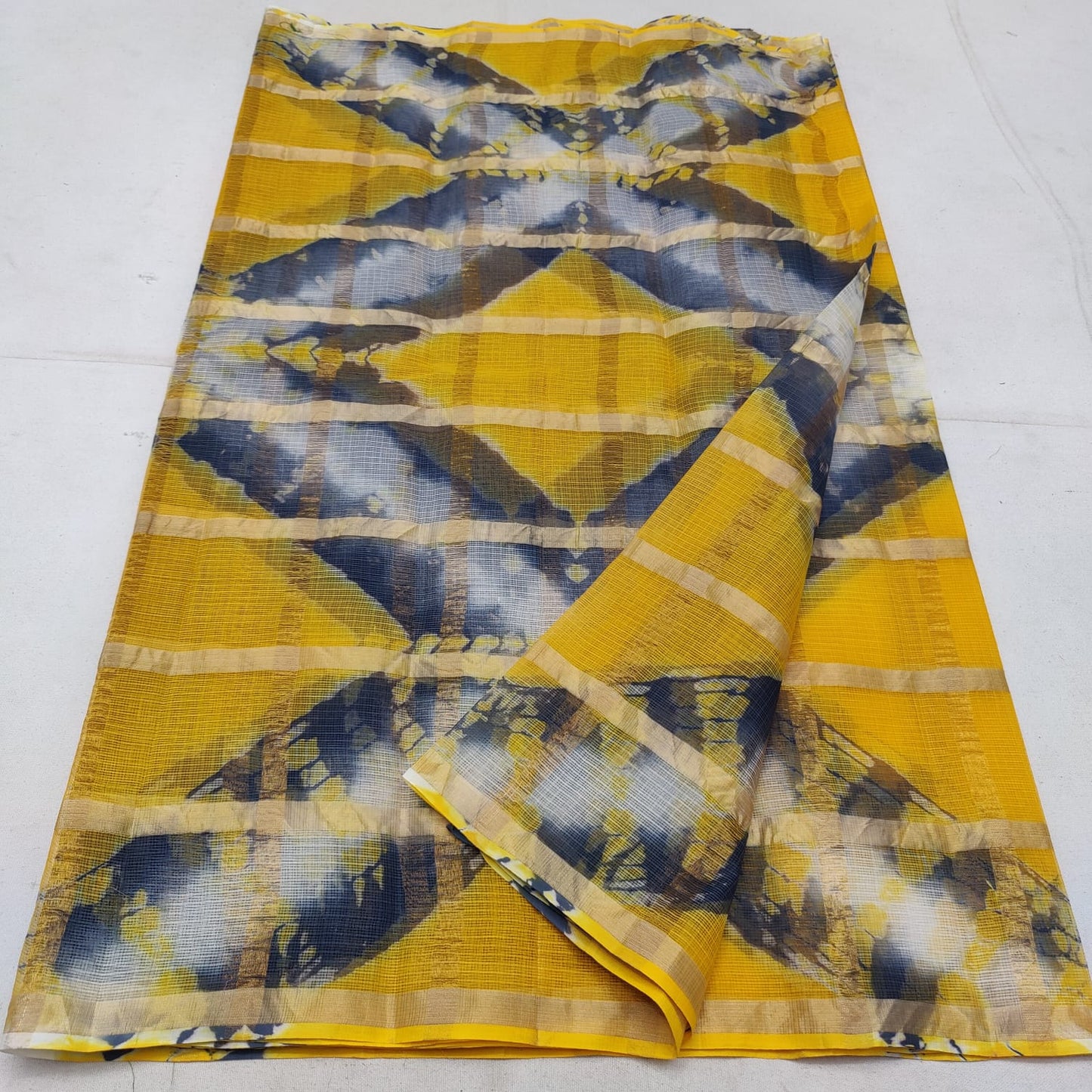 Pure cotton kota ghat chola checks saree