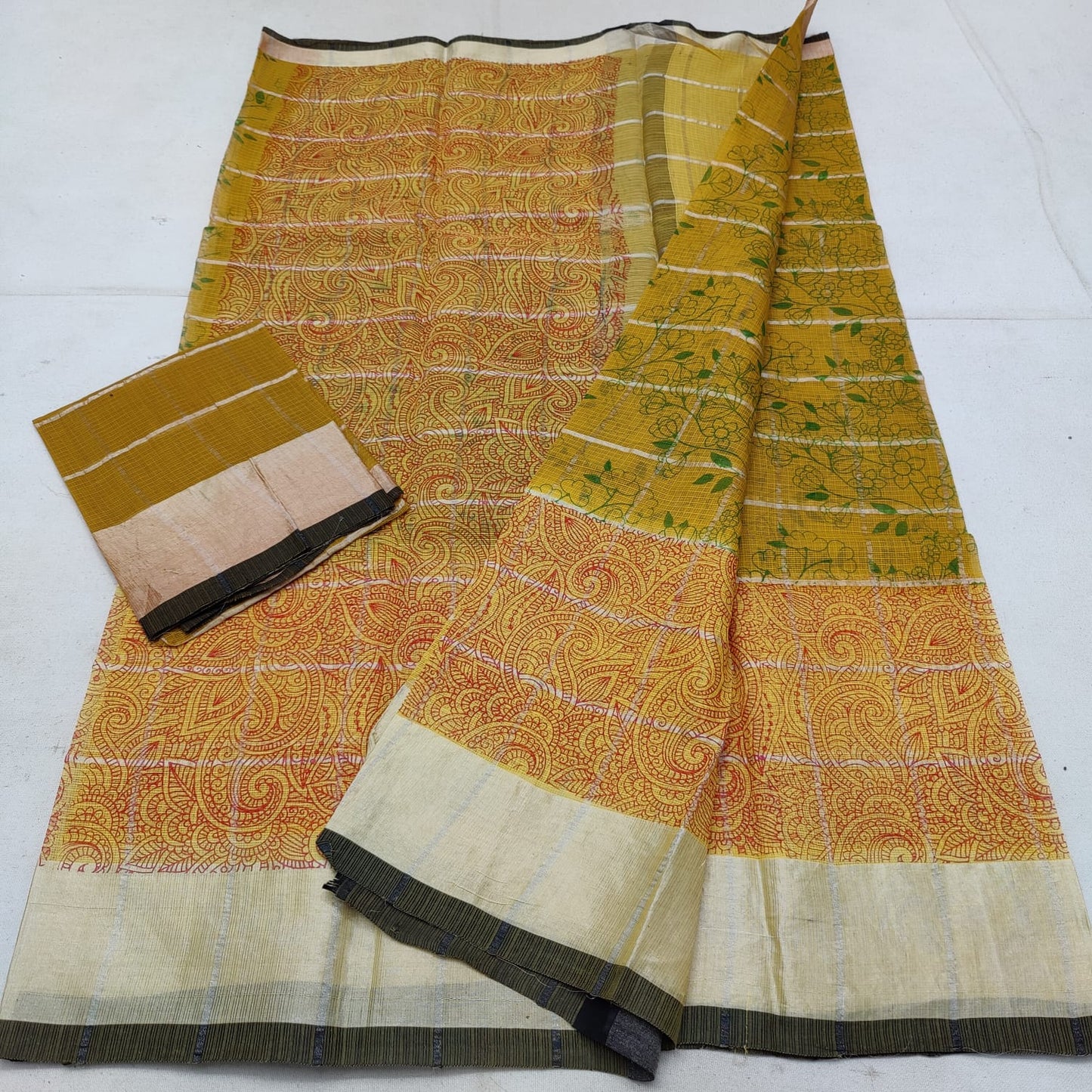 Pure cotton kota printed saree