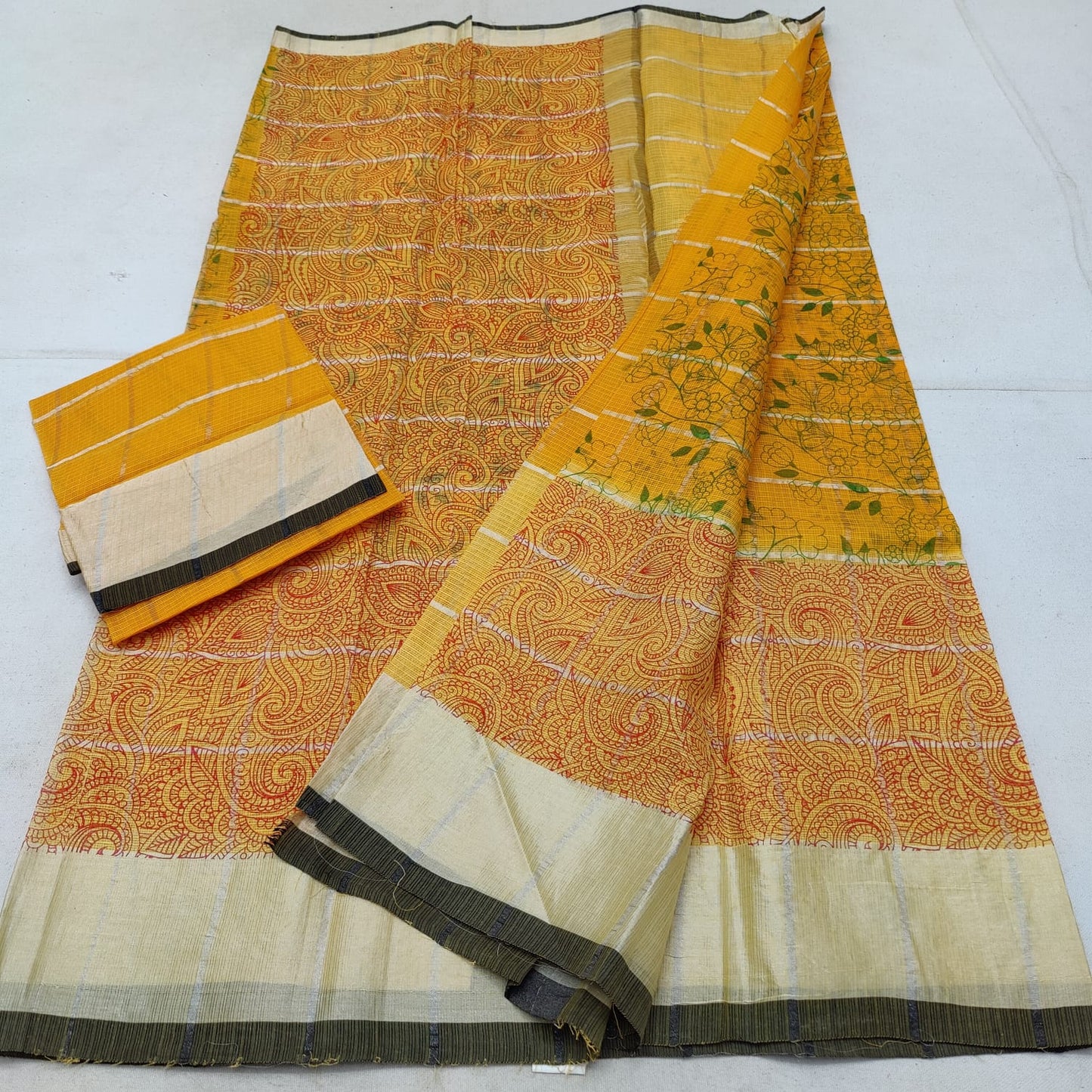 Pure cotton kota printed saree
