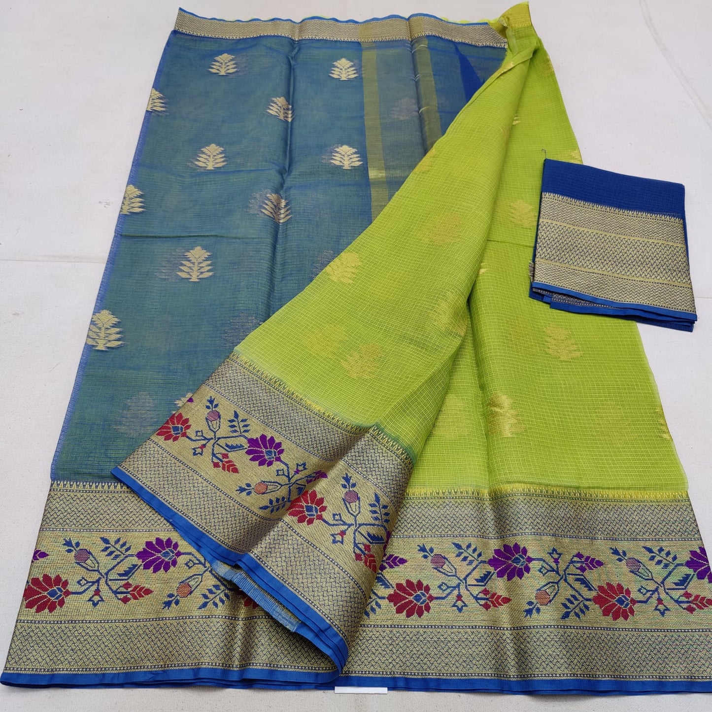 Pure cotton kota weaving saree