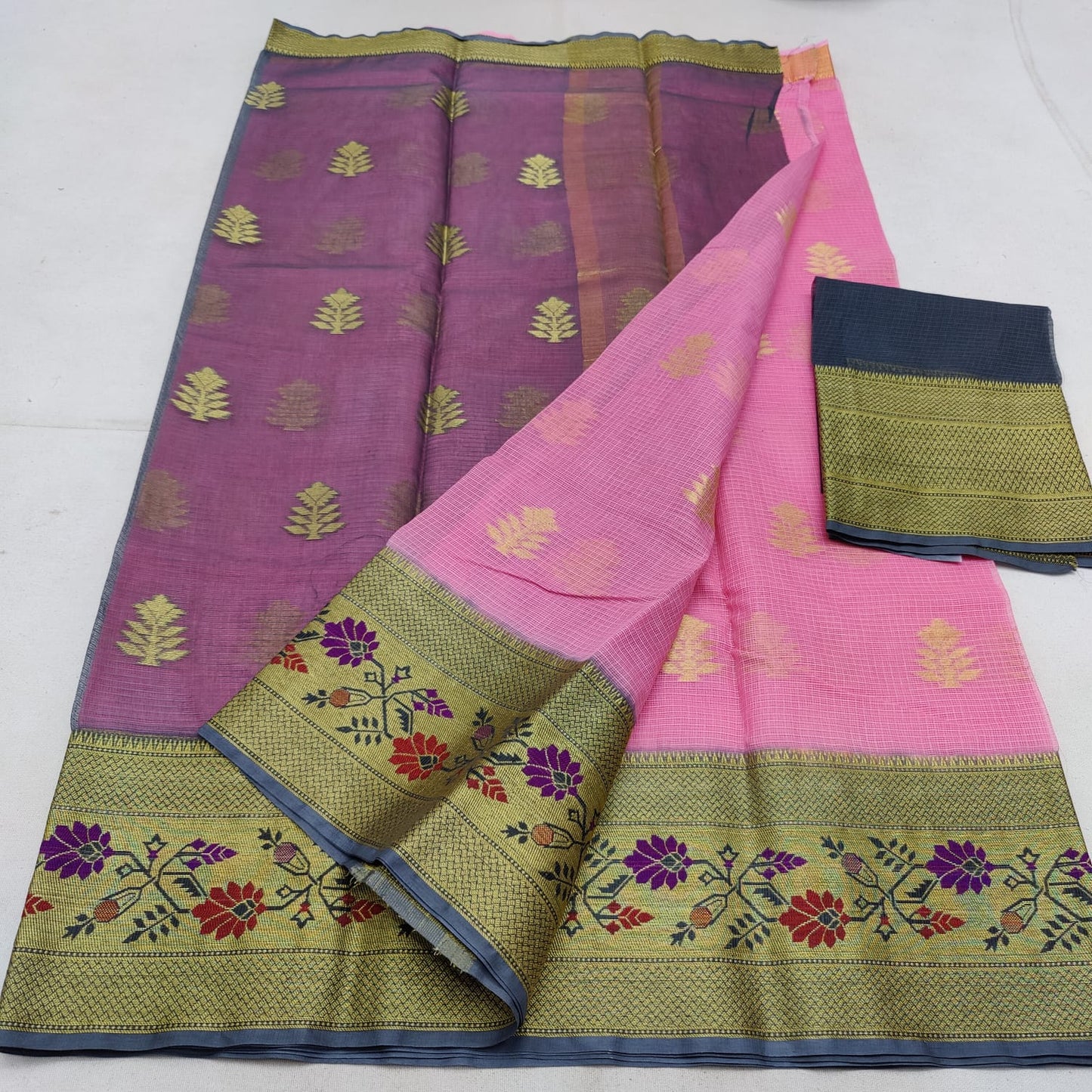 Pure cotton kota weaving saree