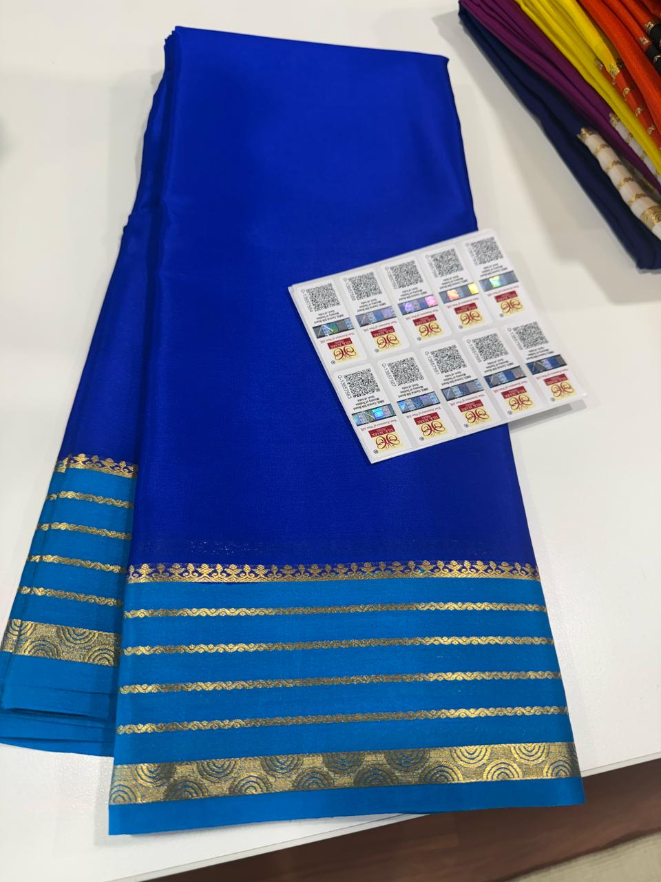 Pure Mysore Crepe Silk Saree
