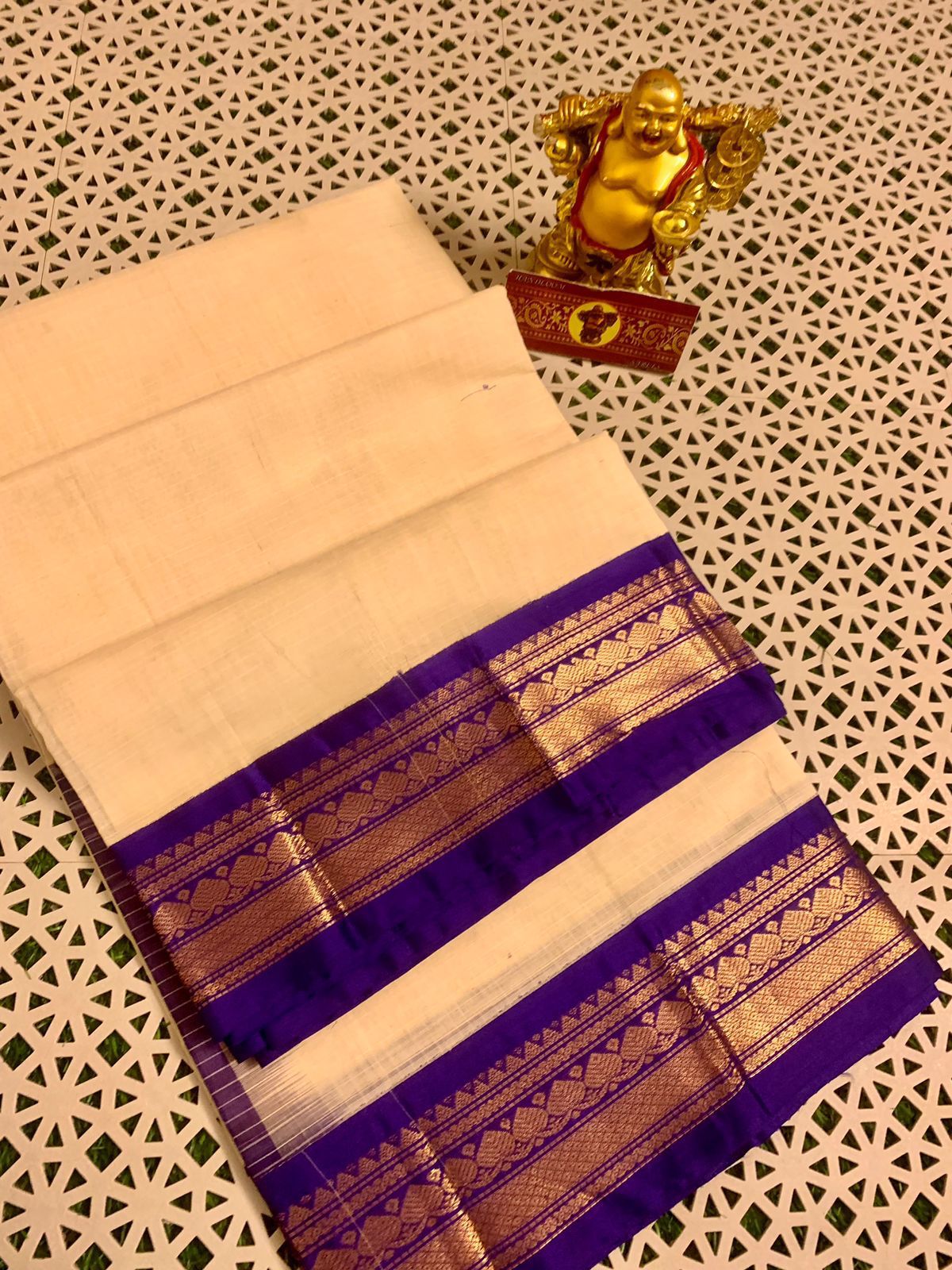 Pure Gadwal Cotton Saree