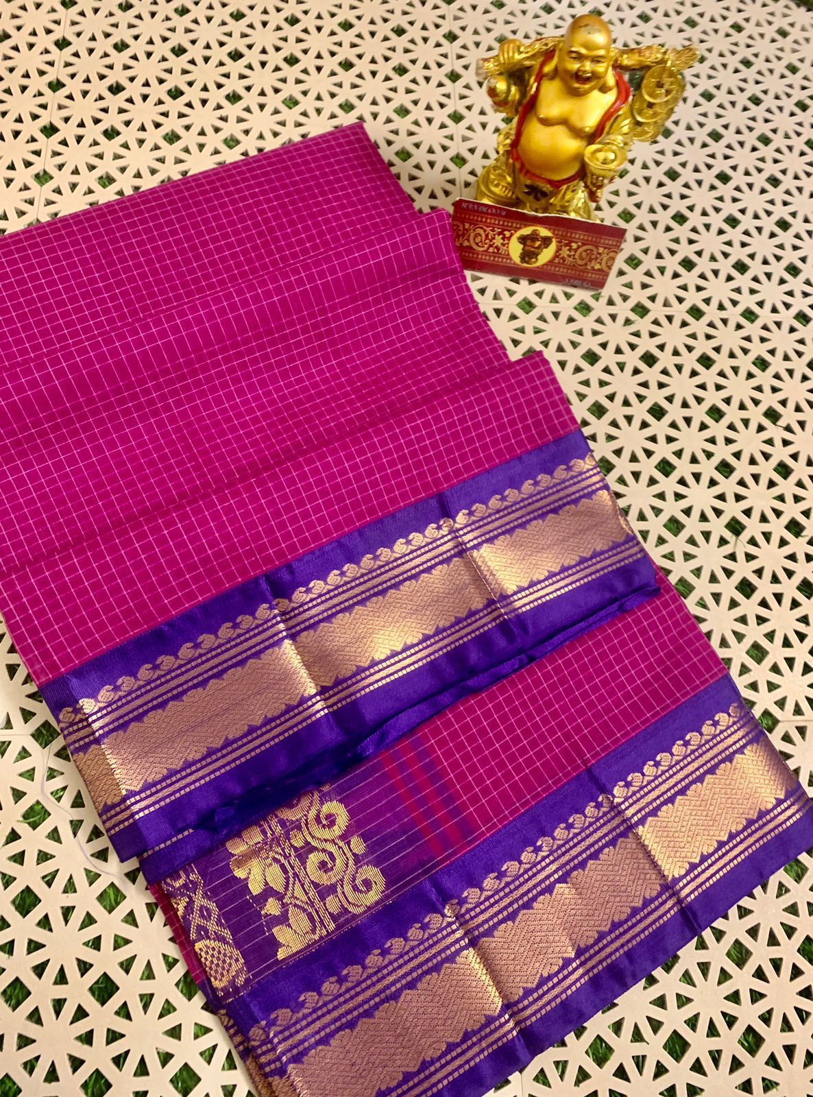 Pure Gadwal Cotton Saree