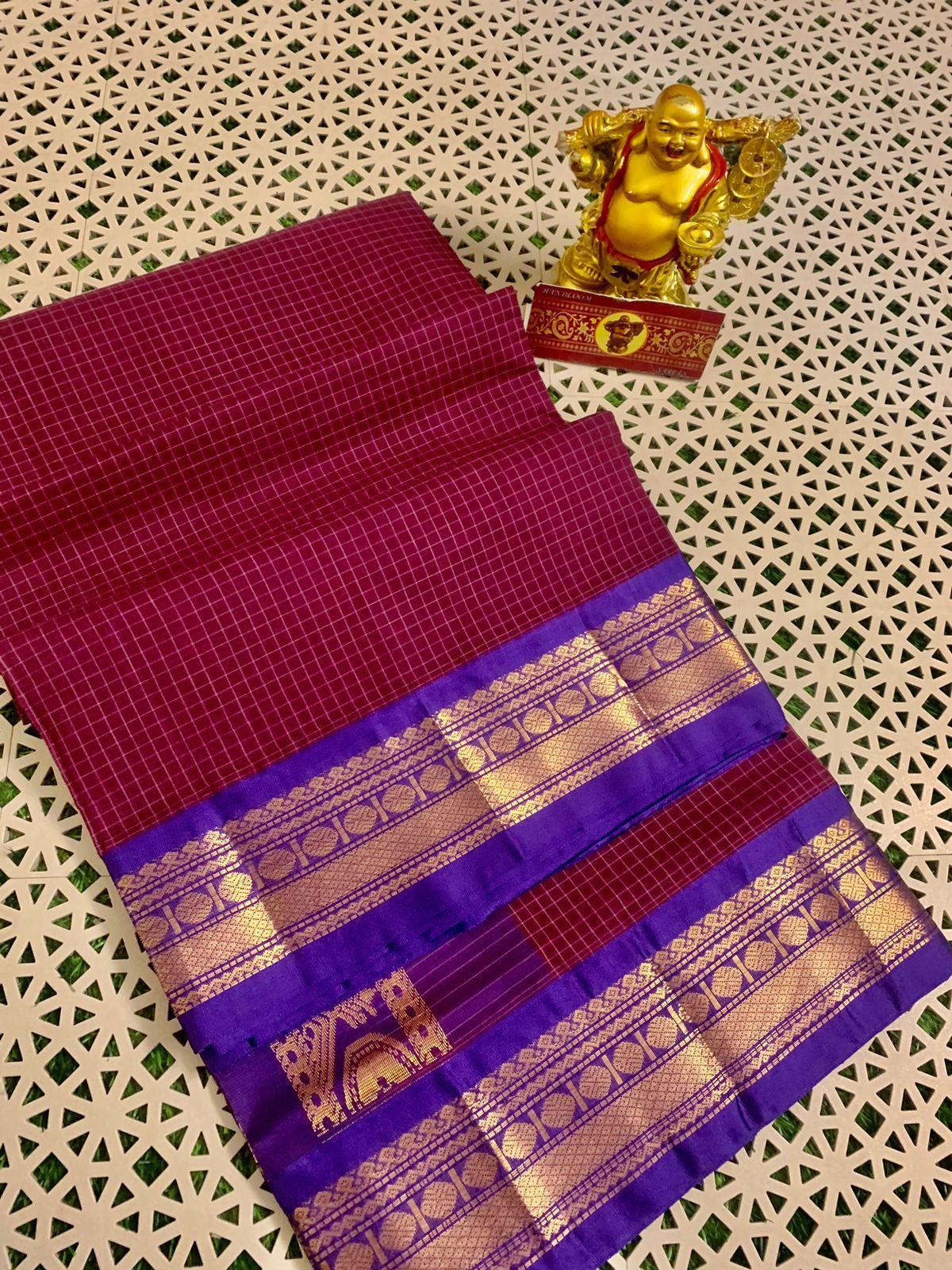 Pure Gadwal Cotton Saree