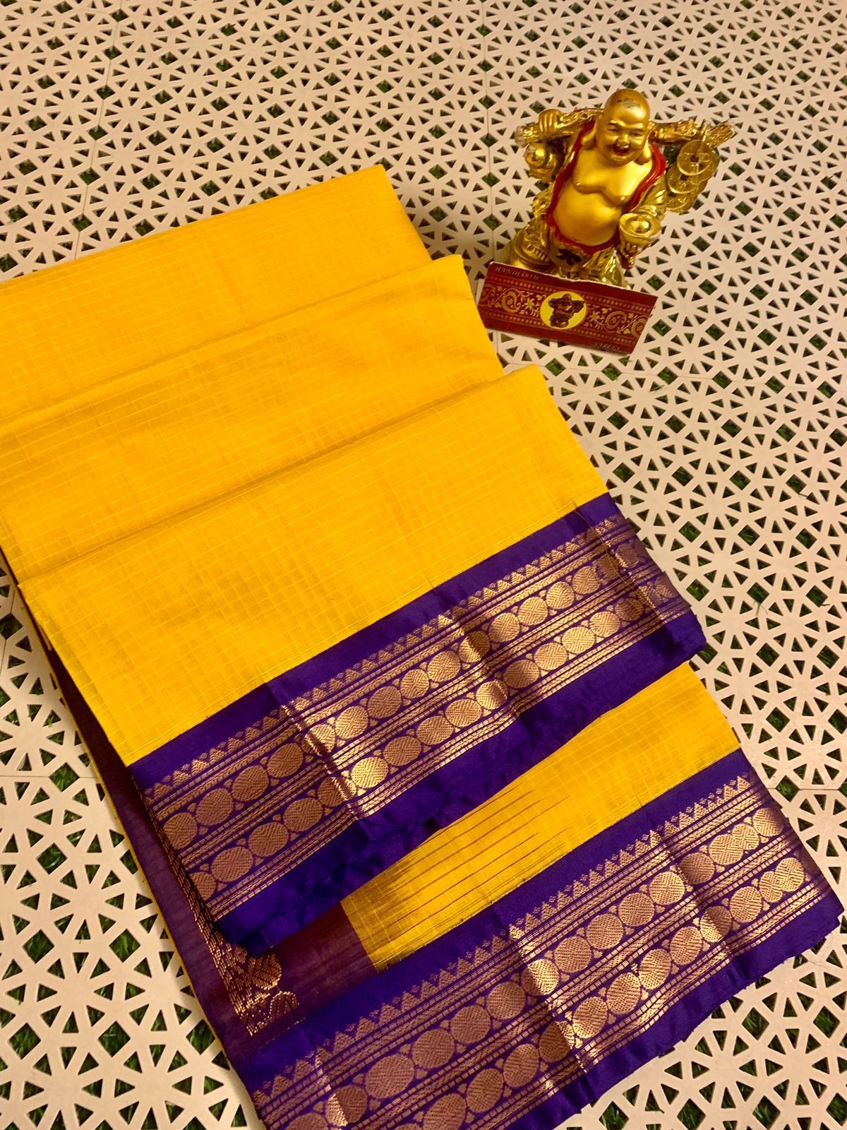 Pure Gadwal Cotton Saree