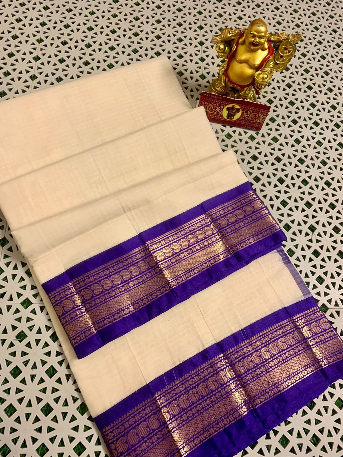 Pure Gadwal Cotton Saree