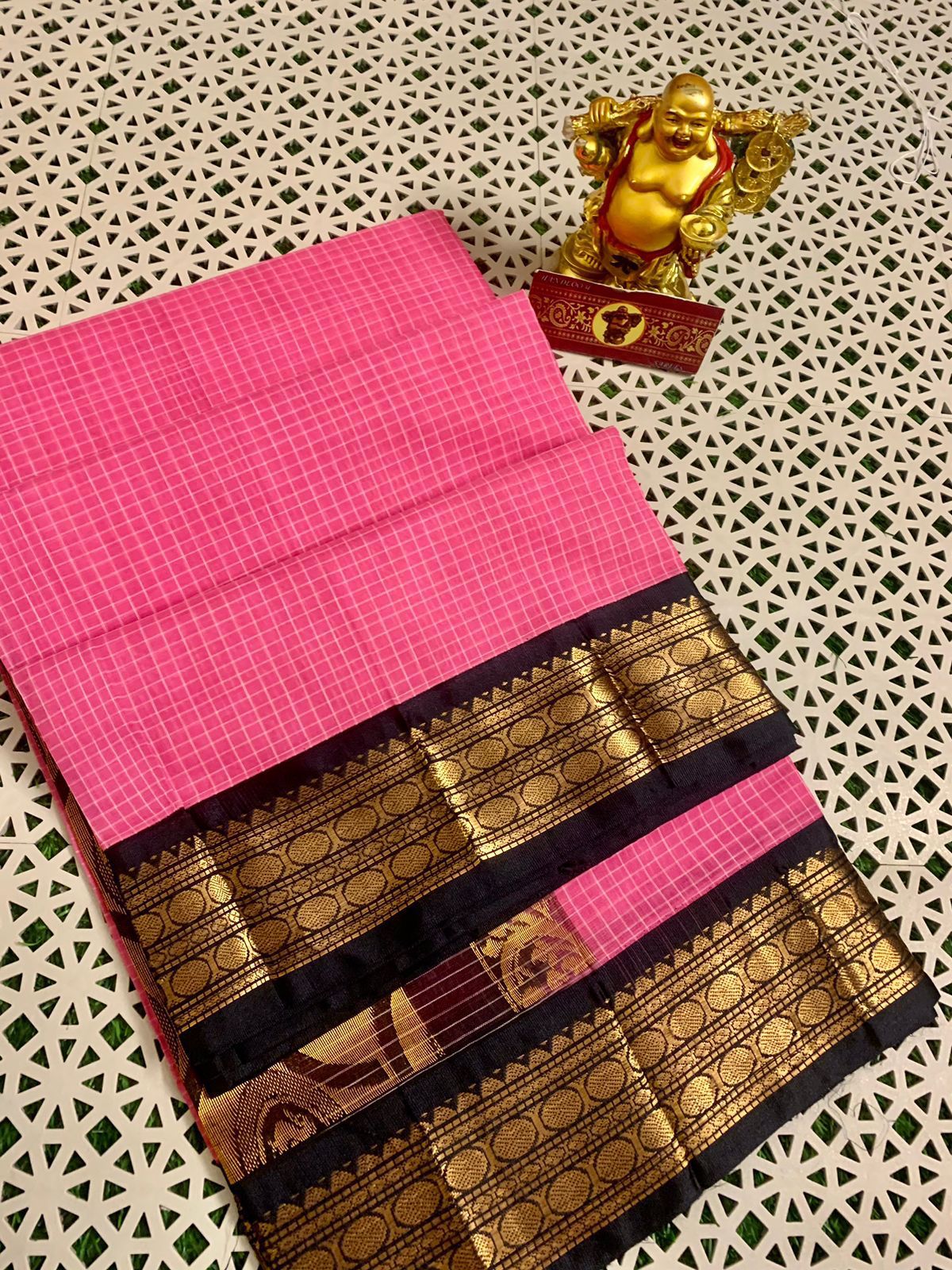 Pure Gadwal Cotton Saree