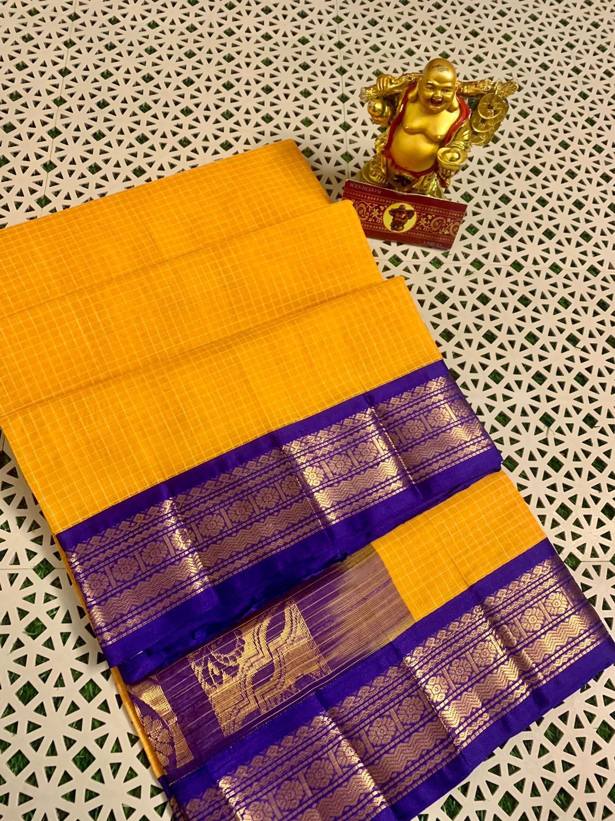 Pure Gadwal Cotton Saree