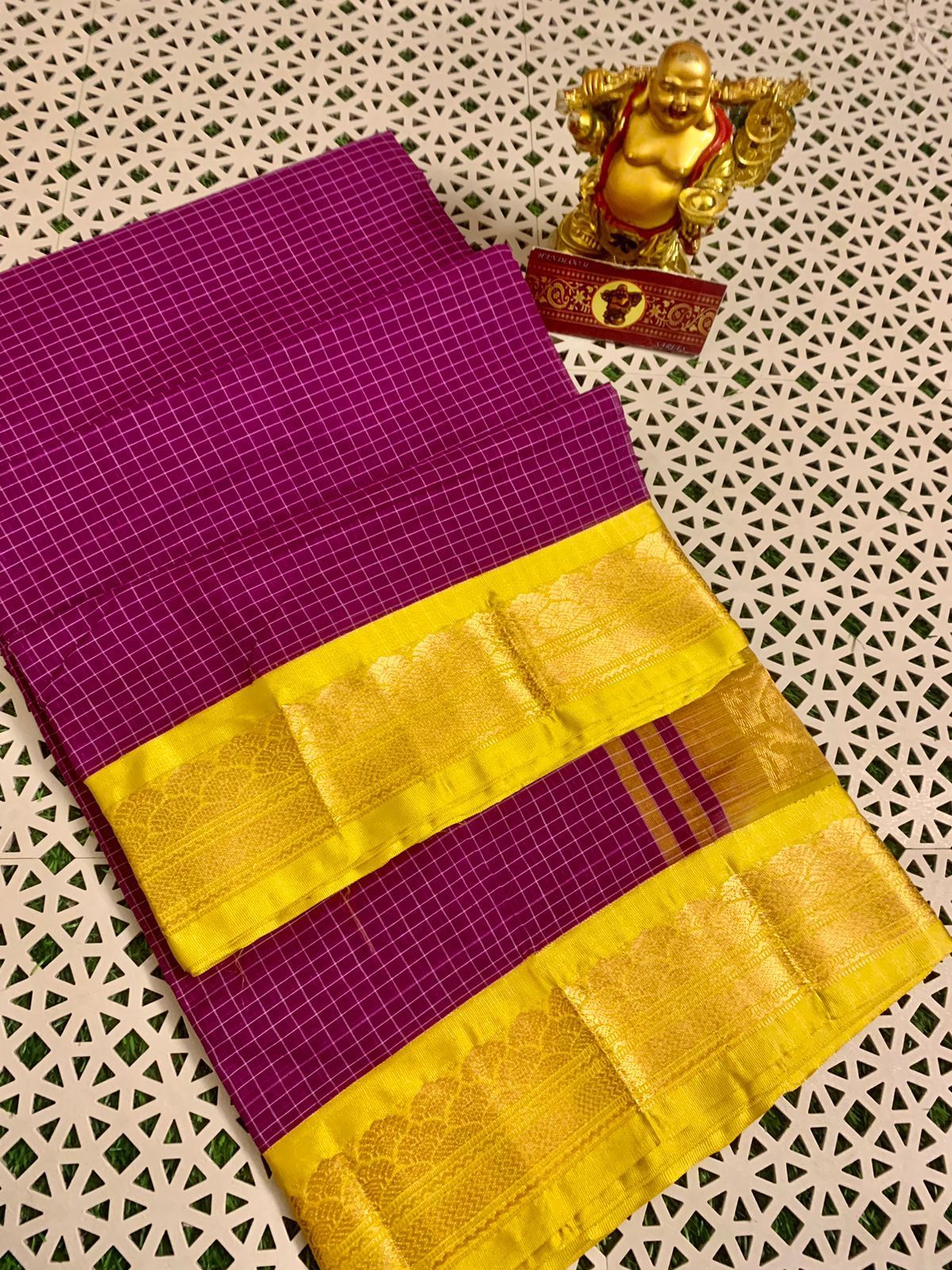 Pure Gadwal Cotton Saree