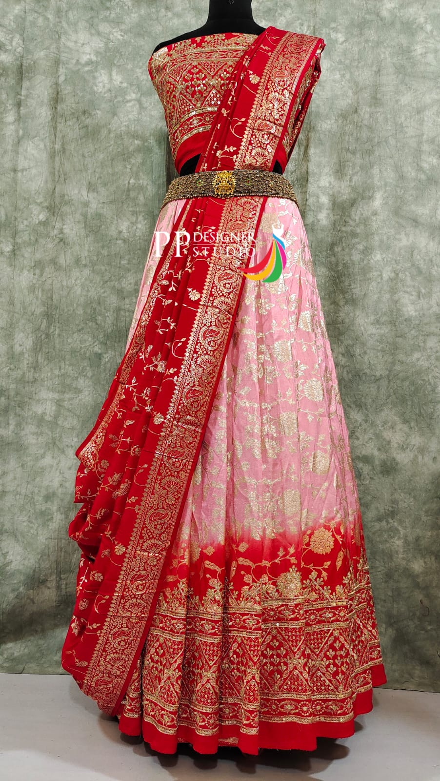 Pure Handloom Banarasi Silk Lehenga