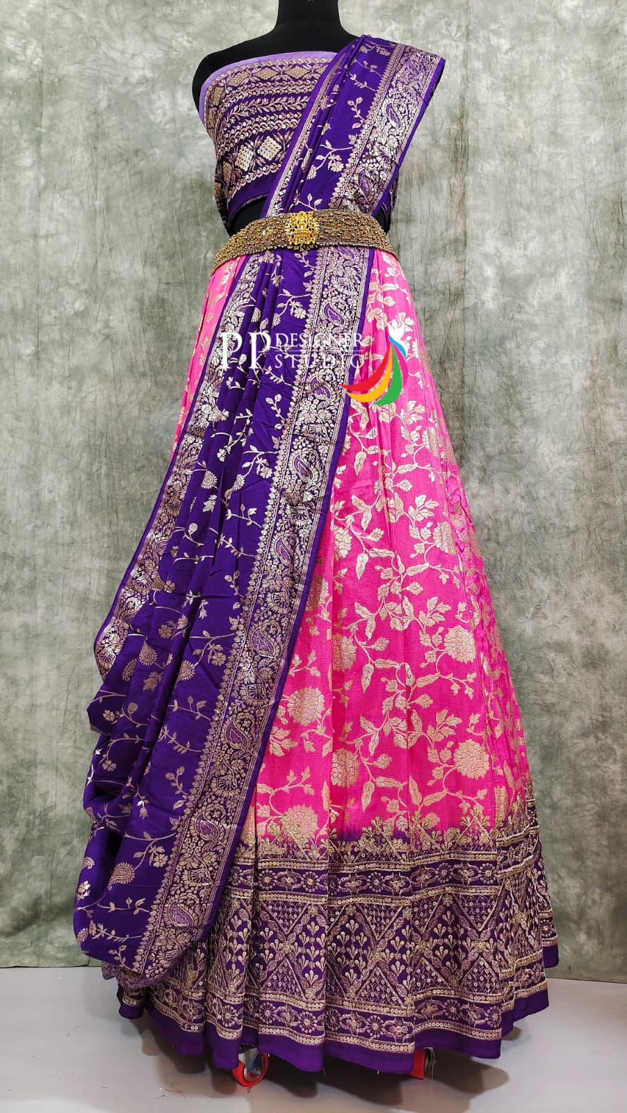 Pure Handloom Banarasi Silk Lehenga
