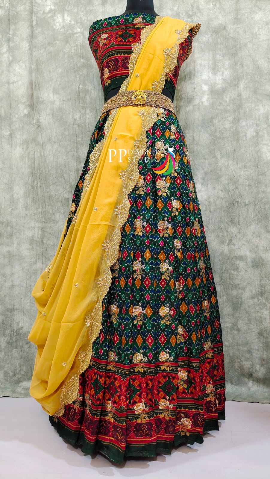 Pure Handloom Dola Silk Lehenga