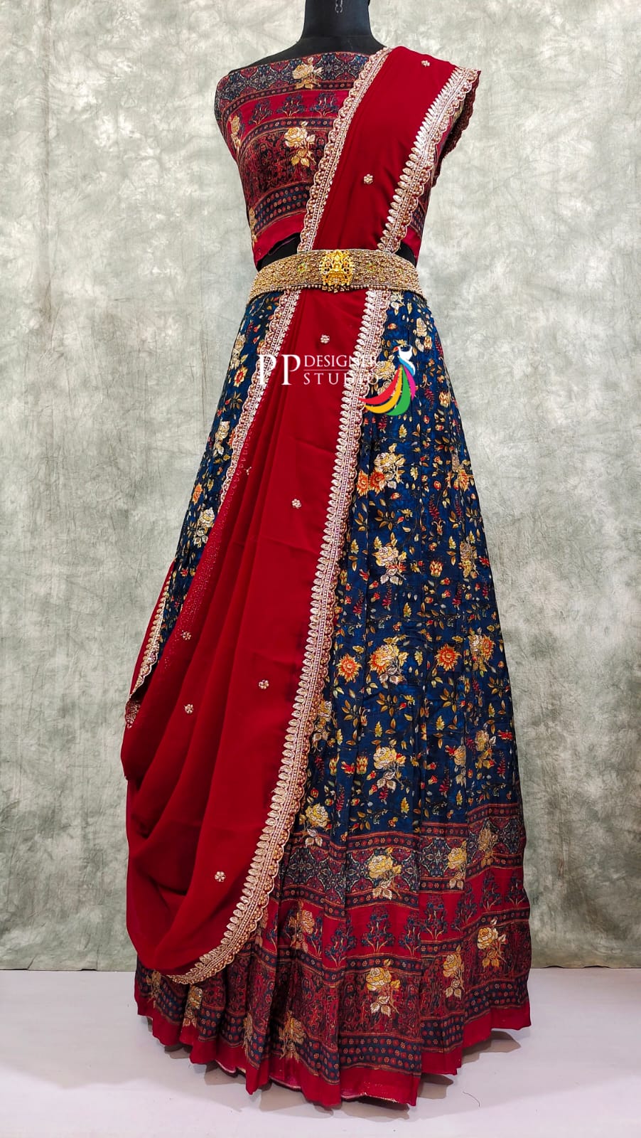 Pure Handloom Dola Silk Lehenga