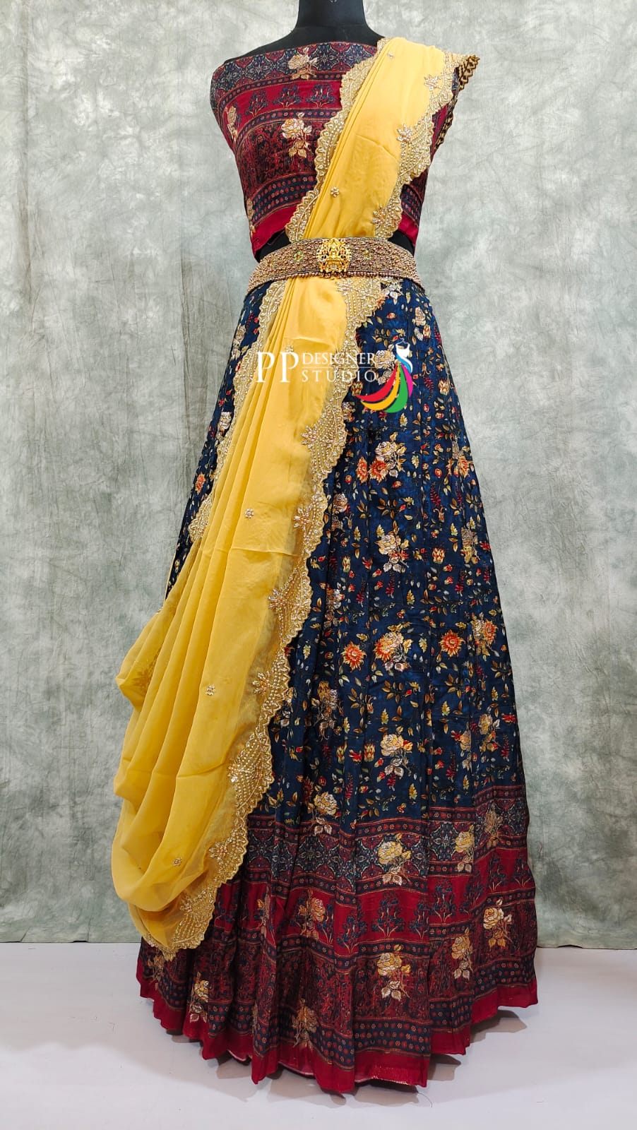Pure Handloom Dola Silk Lehenga