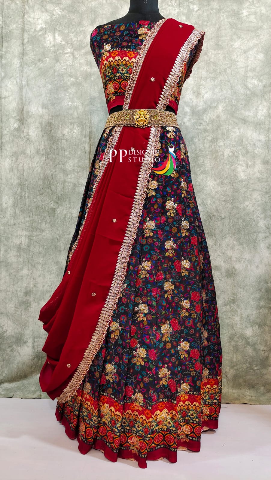 Pure Handloom Dola Silk Lehenga