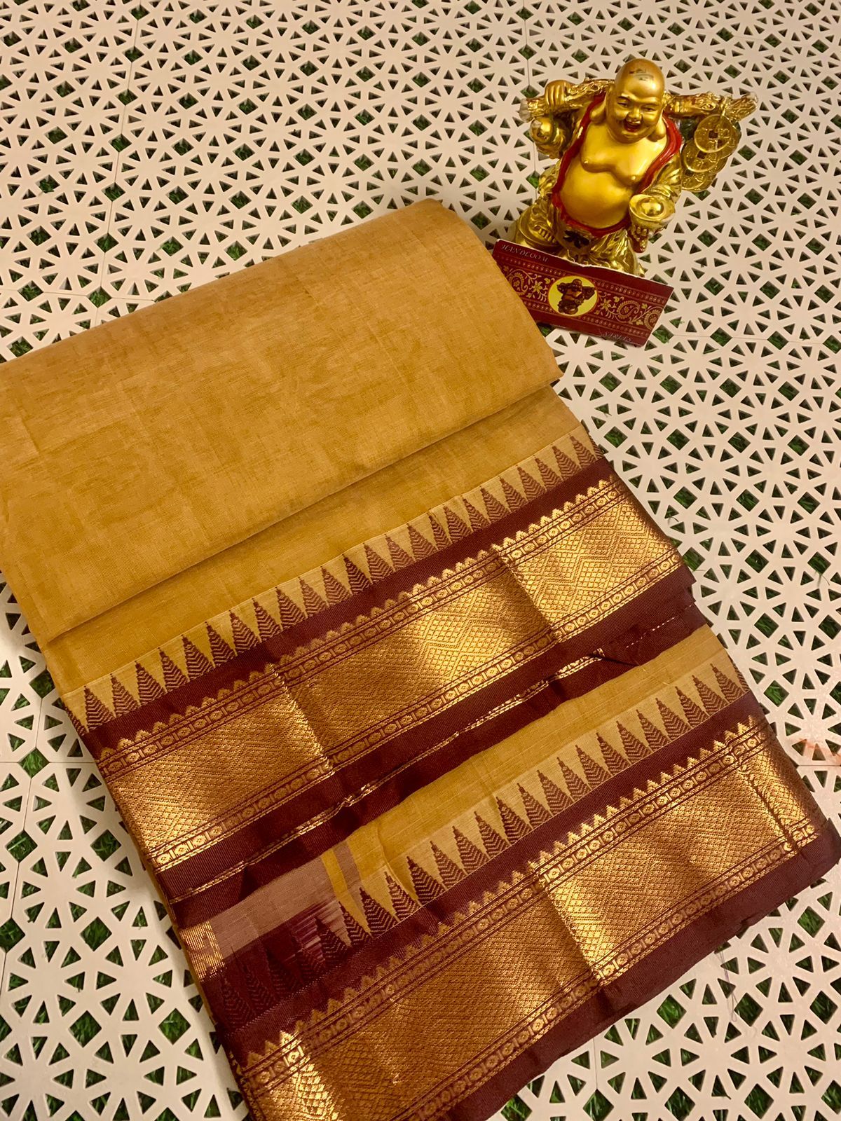Pure Handloom Gadwal Cotton Saree